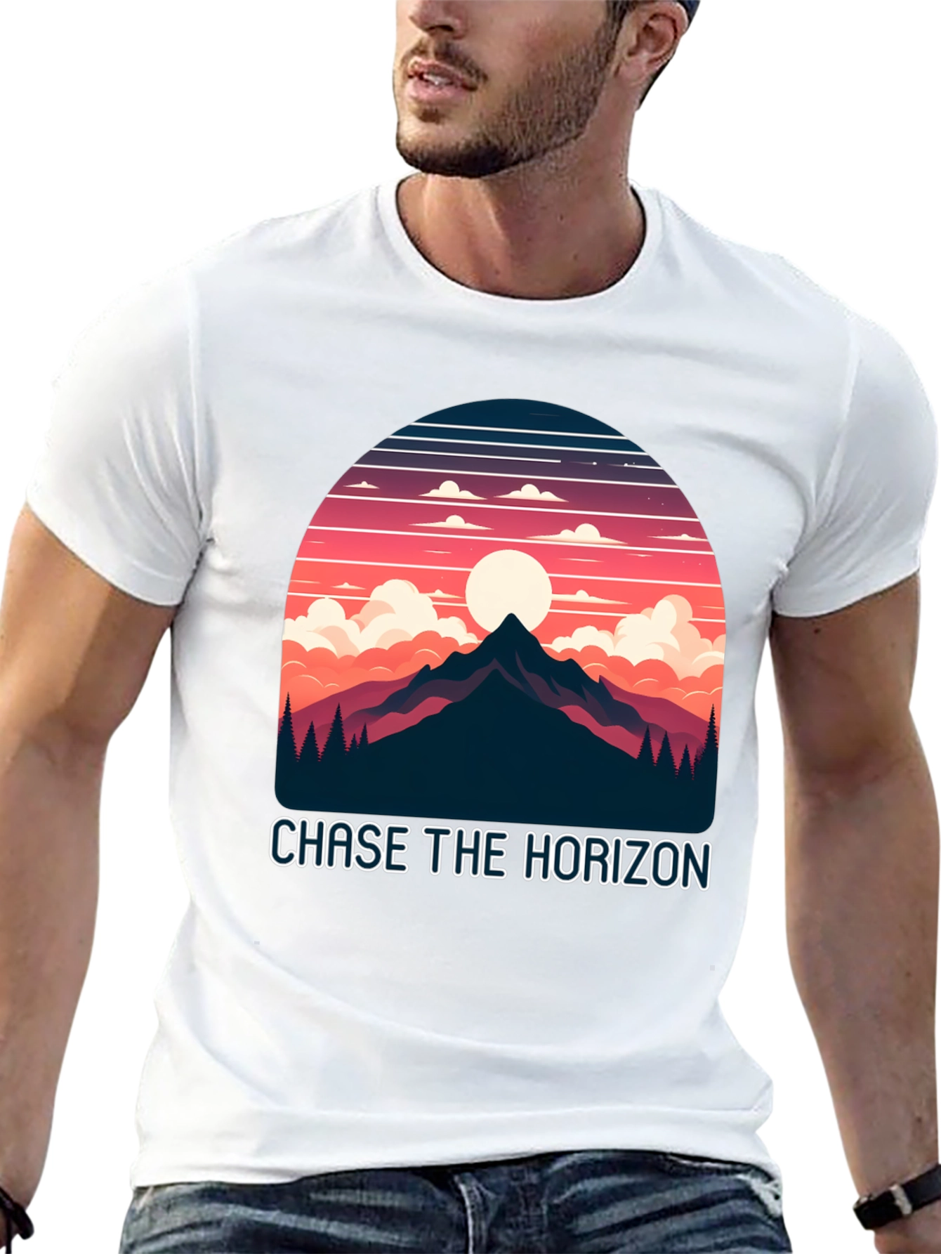 Chase the Horizon Graphic Tee - Adventure Shirt