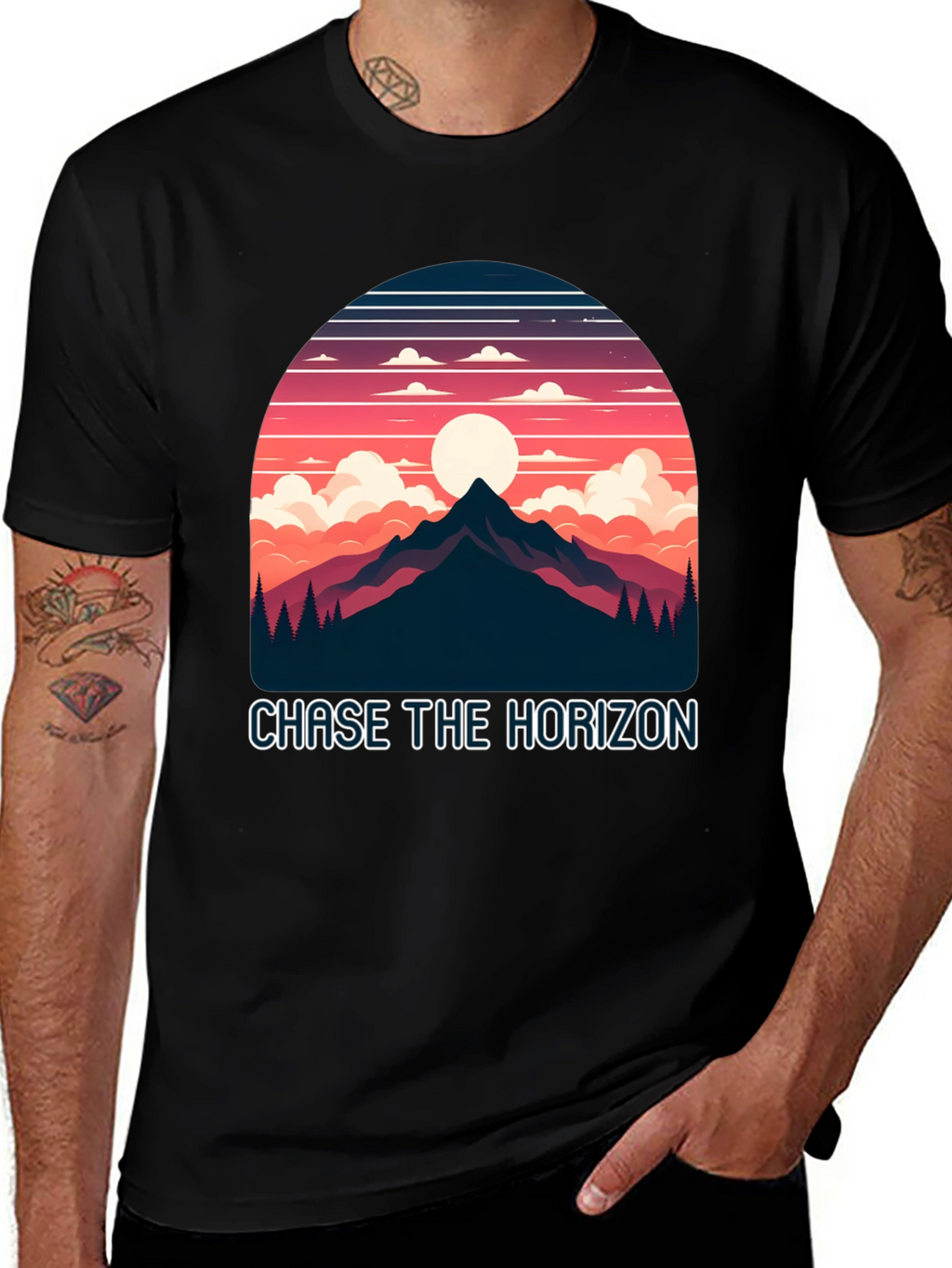 Chase the Horizon Graphic Tee - Adventure Shirt