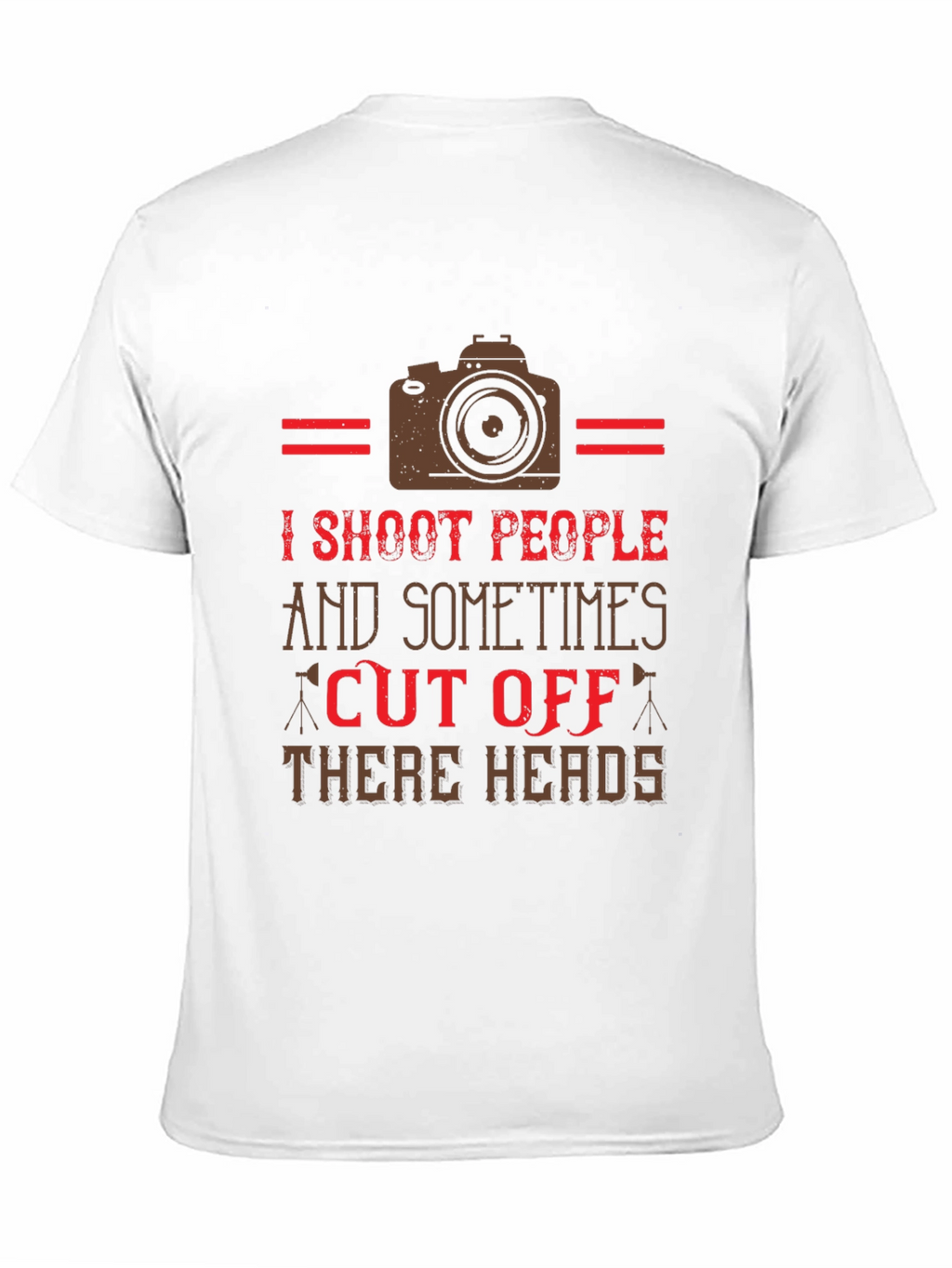 I Shoot People Funny Camera T-Shirt