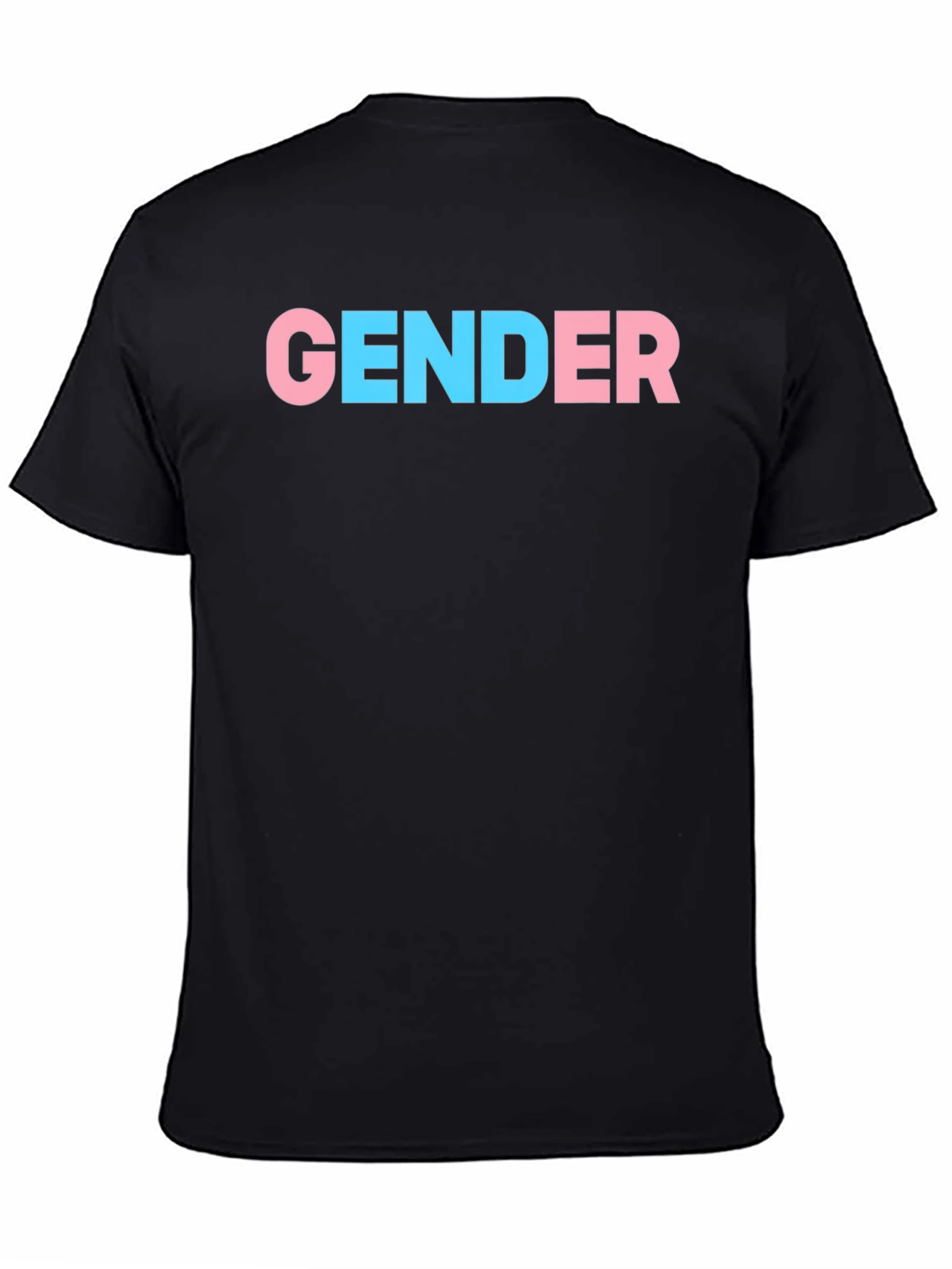 Gender Pride T-Shirt - Black Cotton Blend