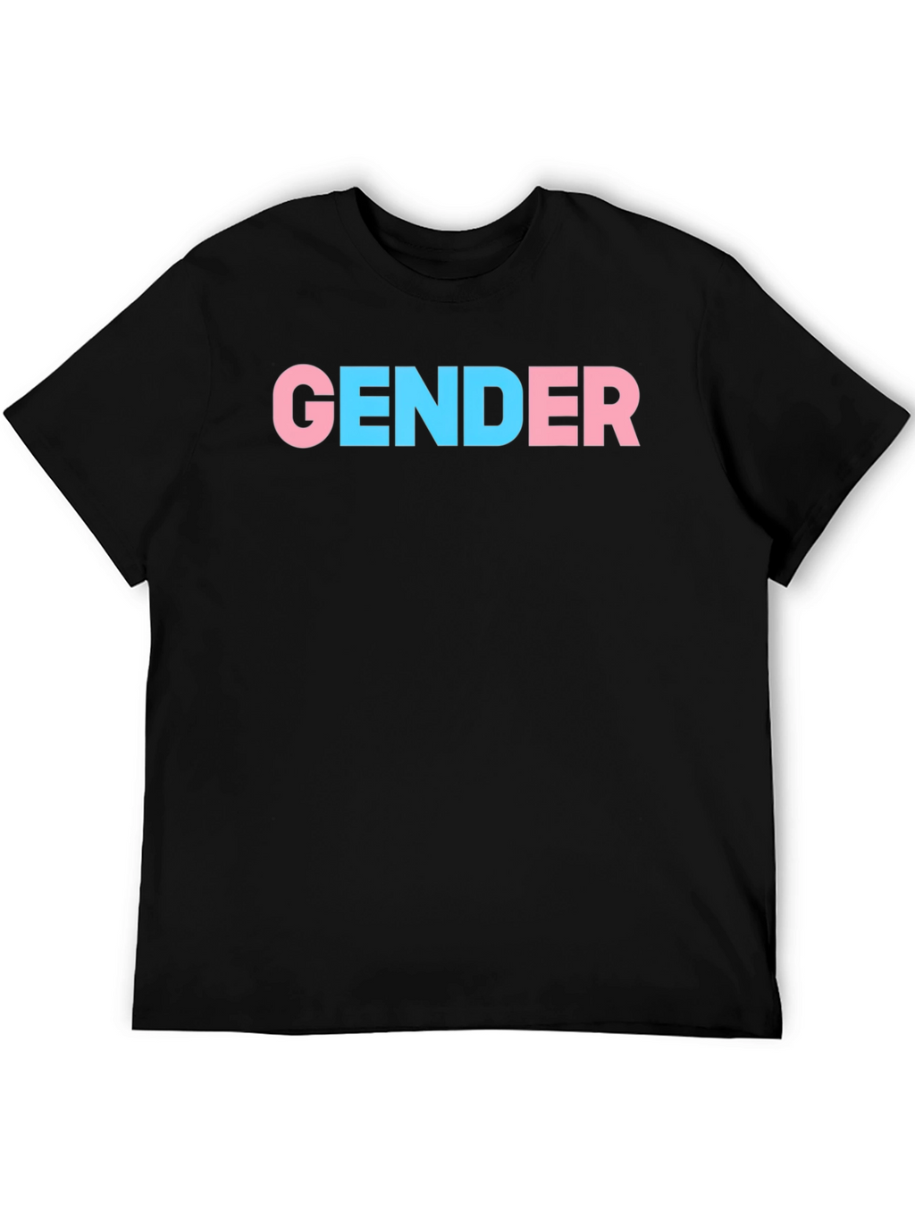 Gender Pride T-Shirt - Black Cotton Blend