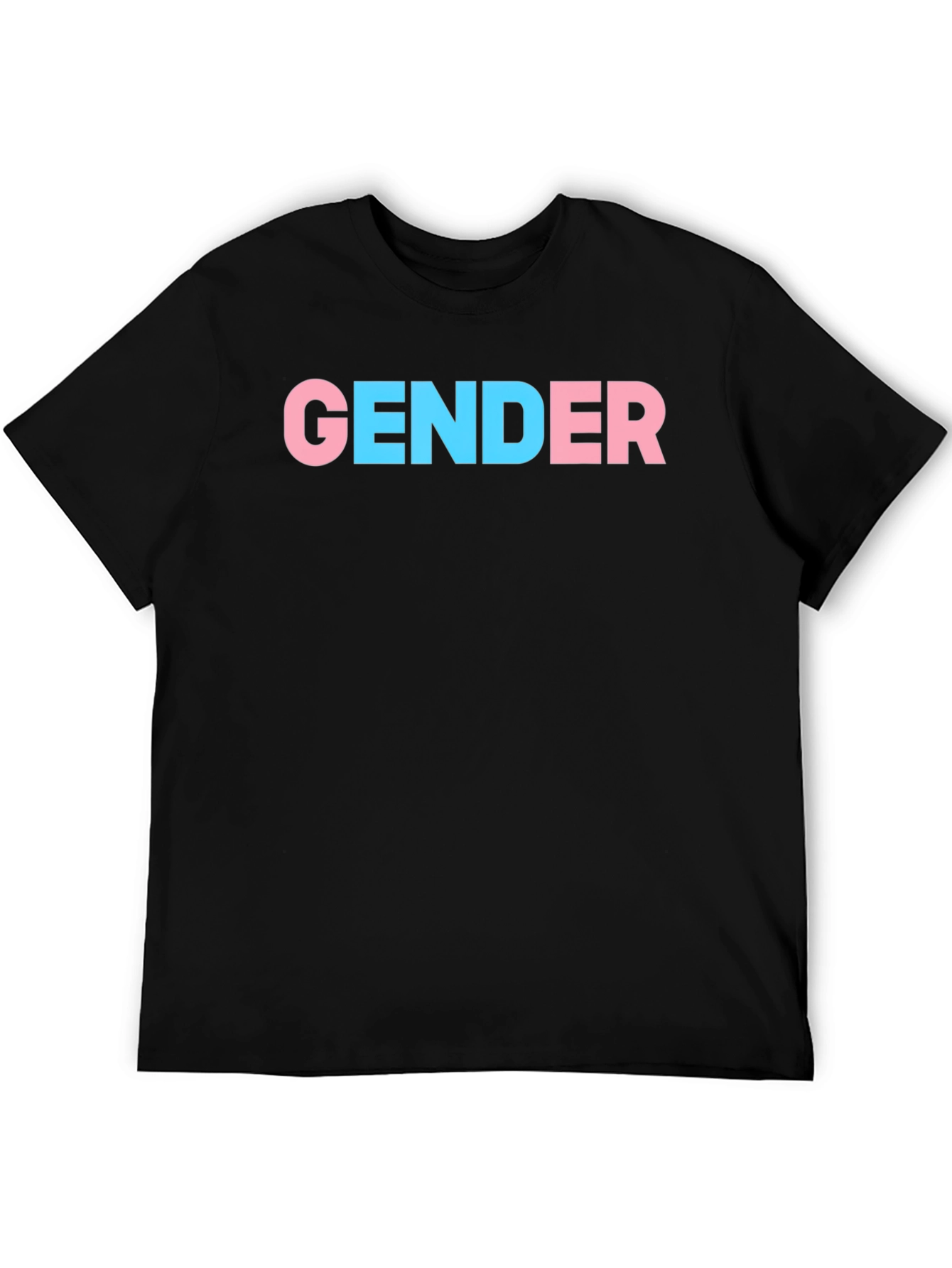 Gender Pride T-Shirt - Black Cotton Blend