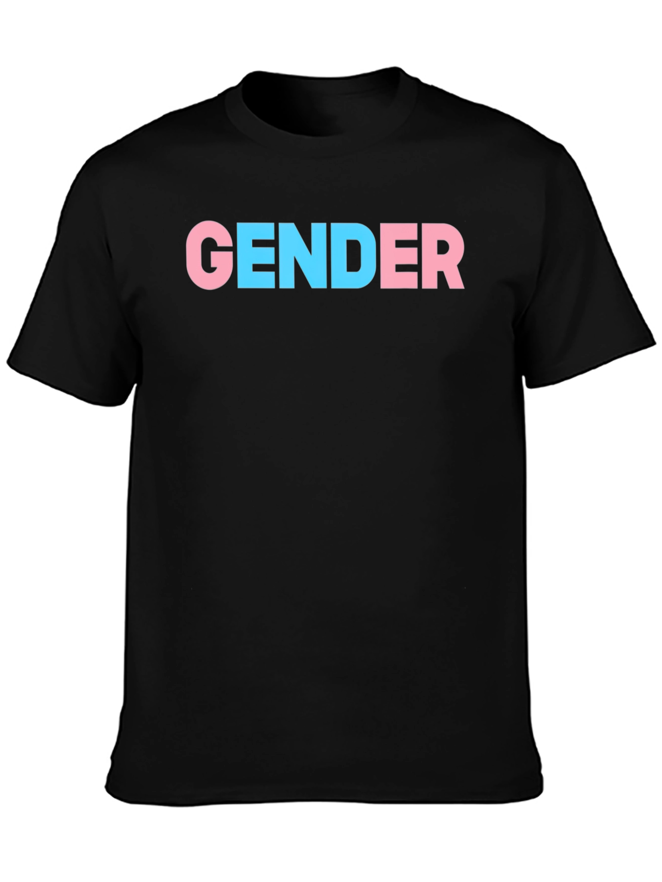 Gender Pride T-Shirt - Black Cotton Blend