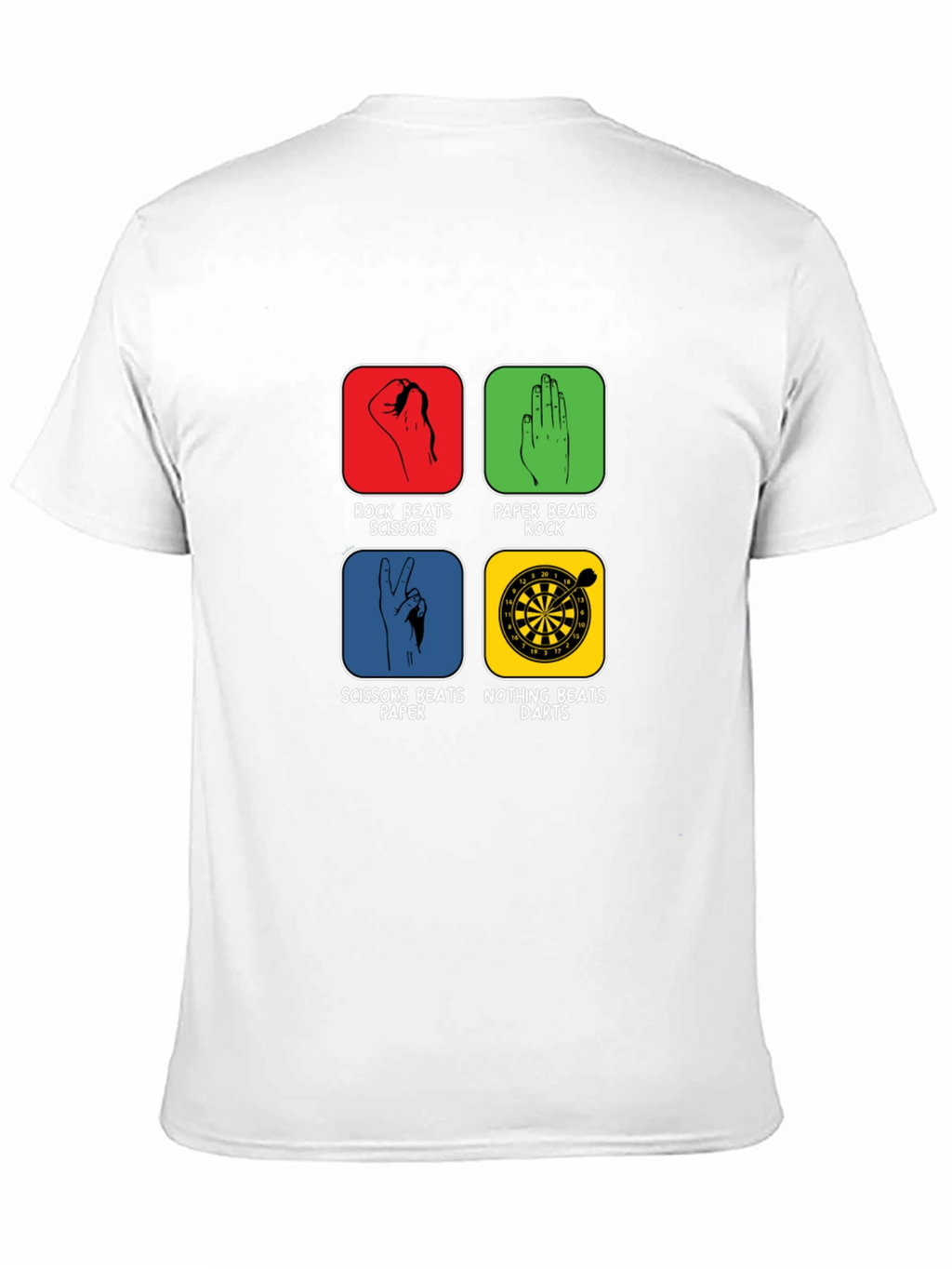 Rock Paper Scissors Darts Graphic Tee