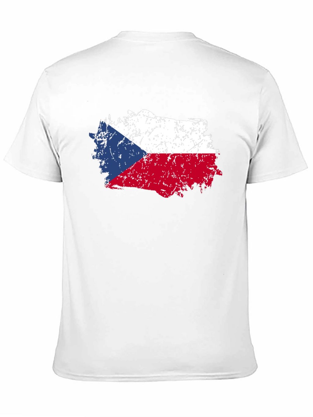 Czech Republic Flag T-Shirt - Distressed Design