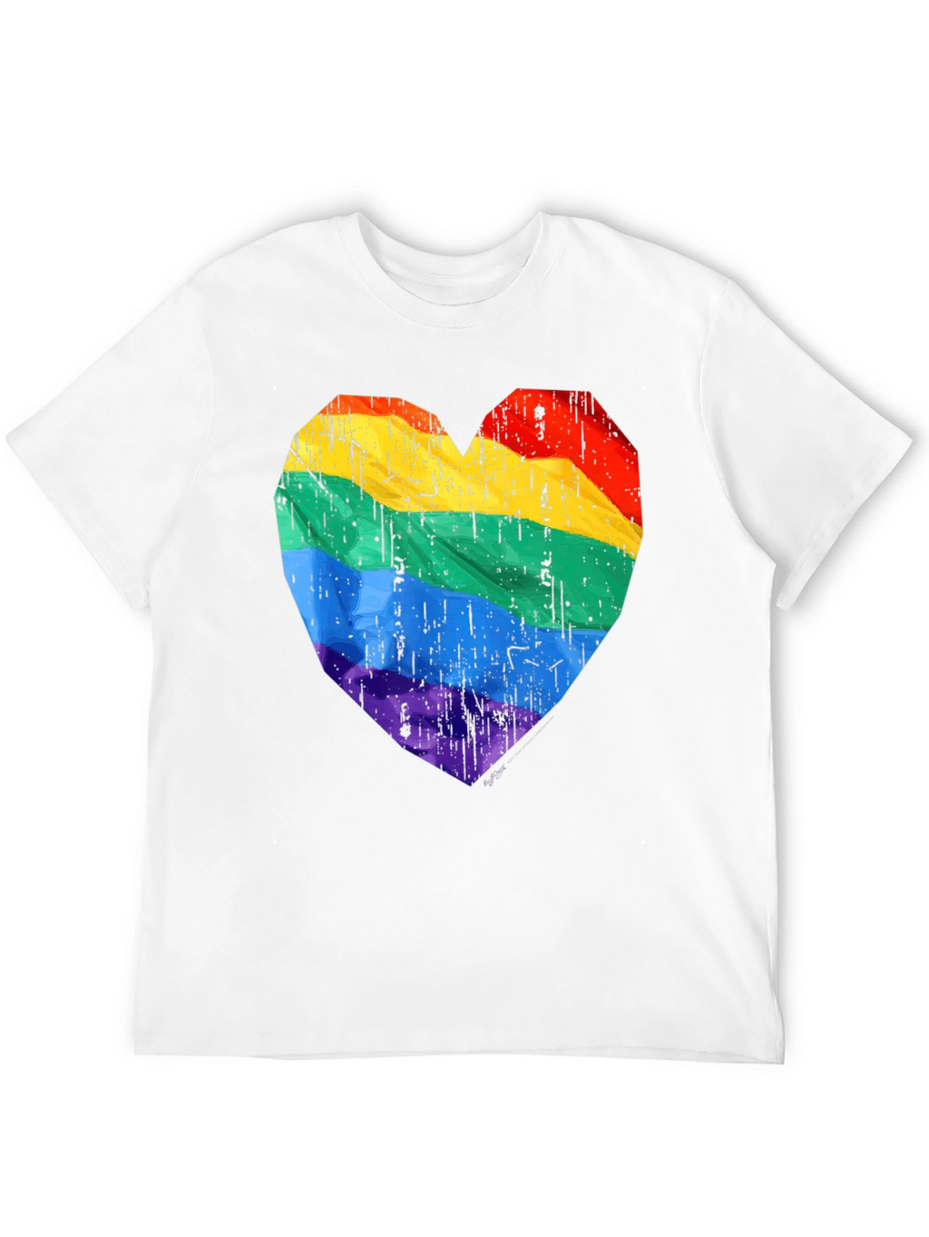 LGBT Pride Heart Graphic T-Shirt