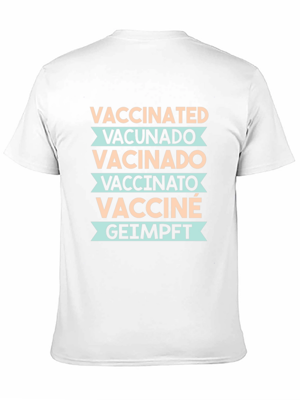 Vaccinated Languages Graphic Tee - Unisex Black T-Shirt
