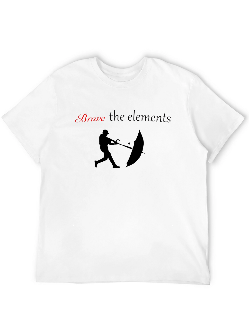 Brave the Elements Graphic T-Shirt - Black
