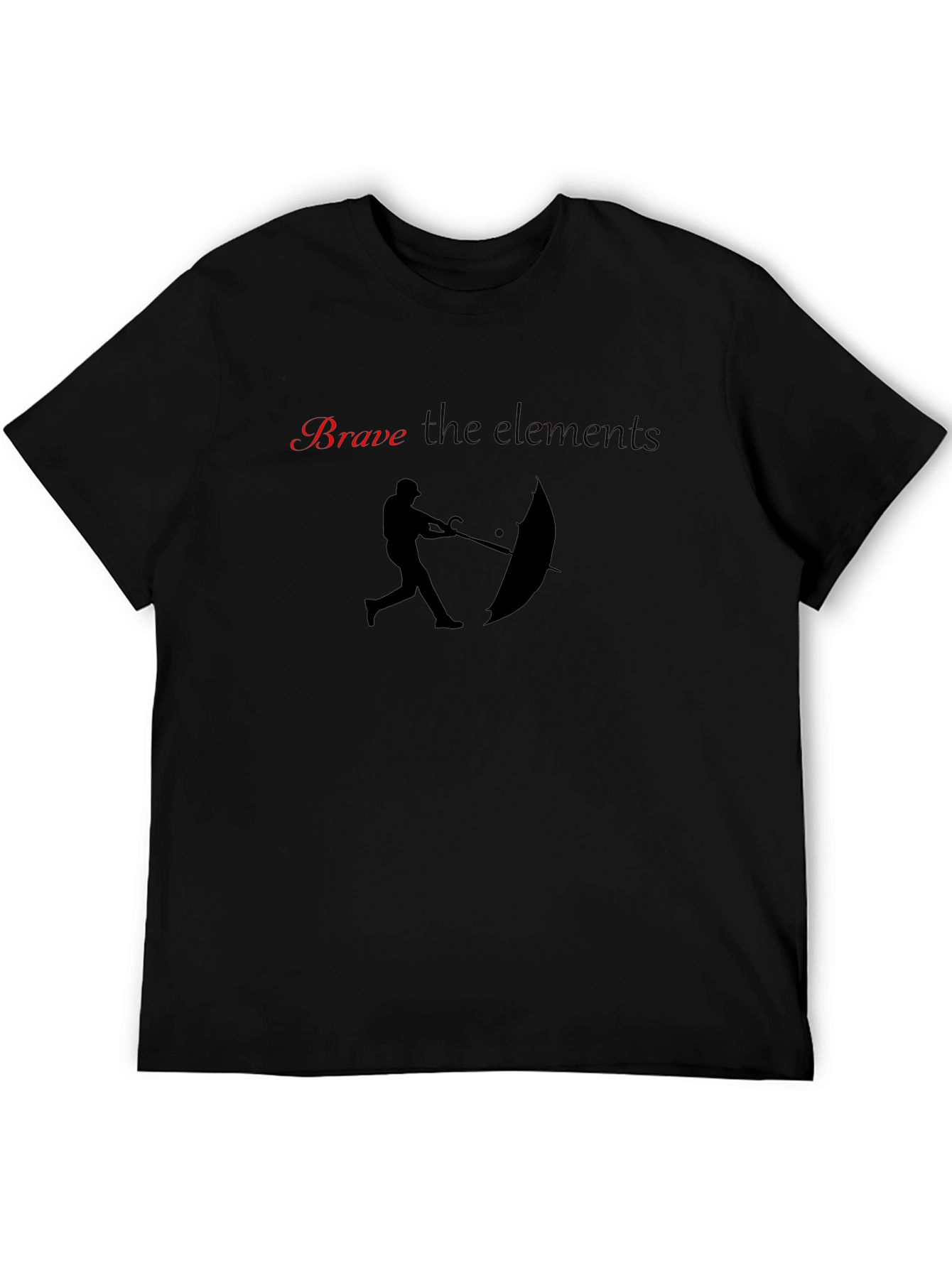 Brave the Elements Graphic T-Shirt - Black