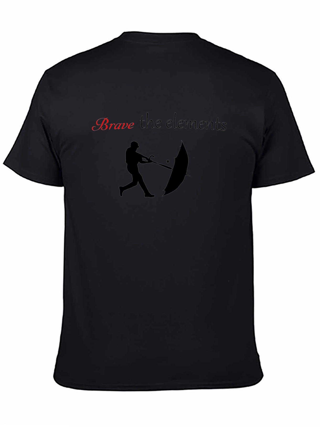 Brave the Elements Graphic T-Shirt - Black