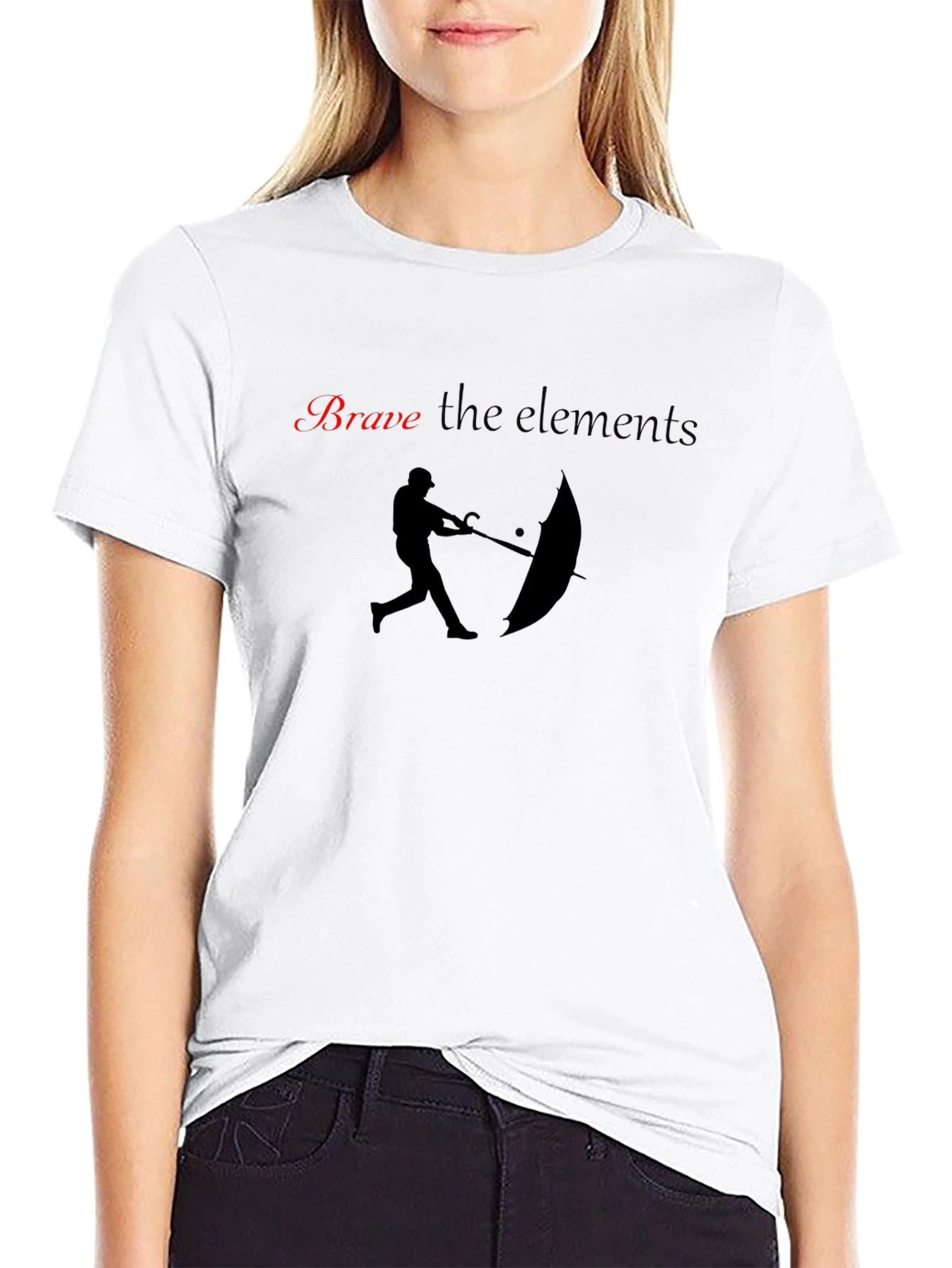 Brave the Elements Graphic T-Shirt - Black