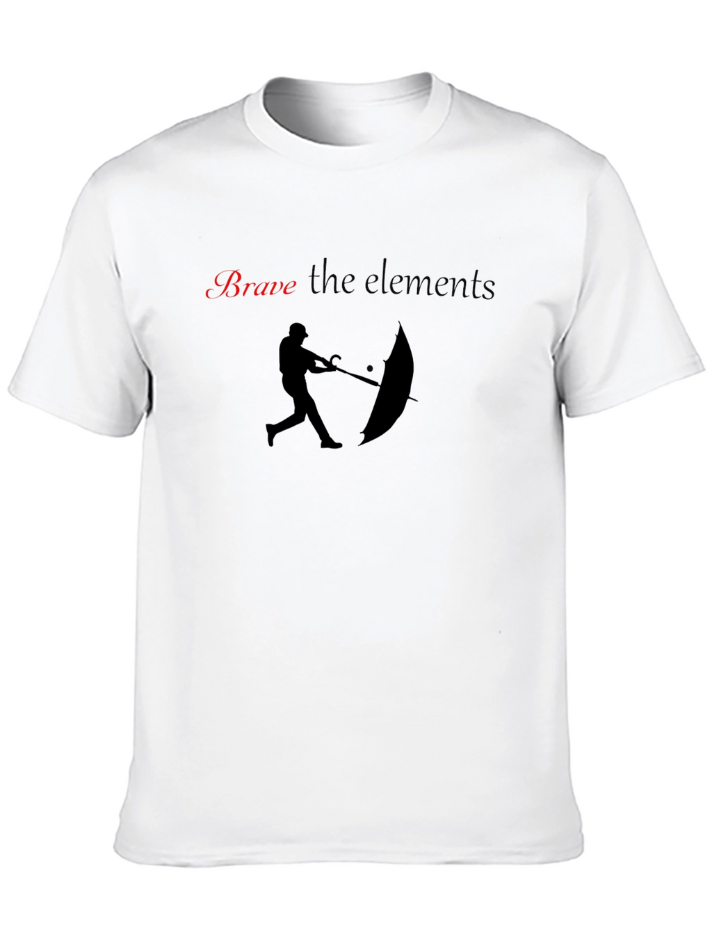 Brave the Elements Graphic T-Shirt - Black