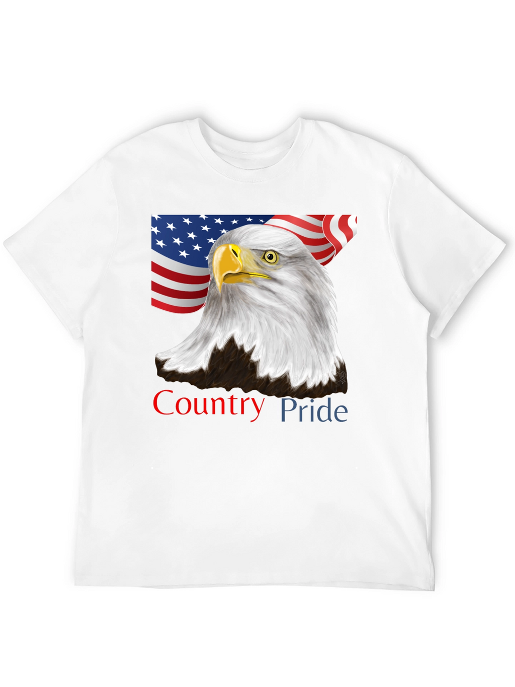 American Pride Eagle Graphic Tee - Patriotic USA