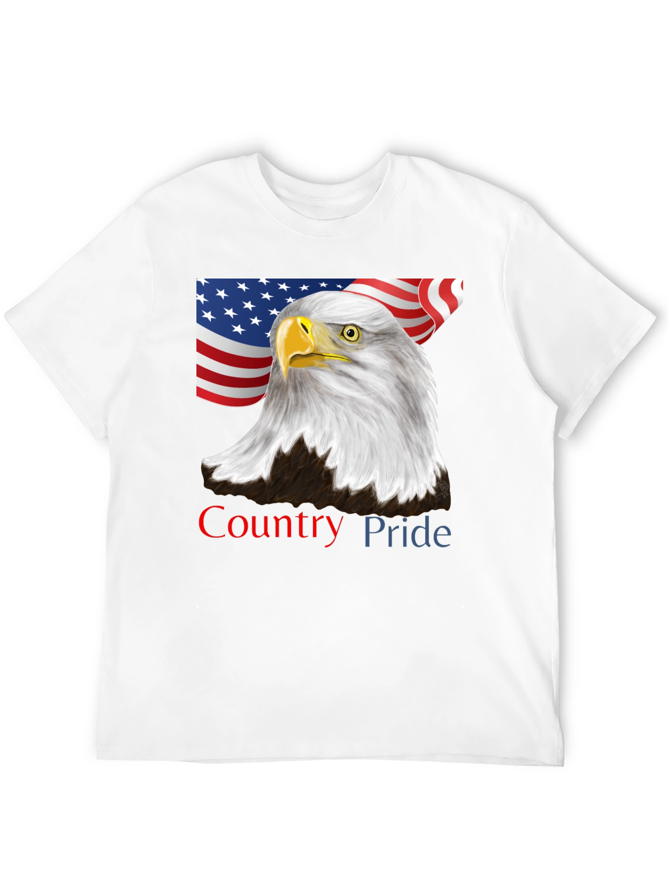American Pride Eagle Graphic Tee - Patriotic USA