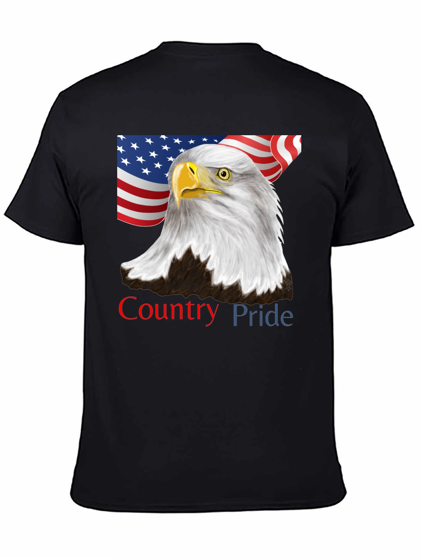 American Pride Eagle Graphic Tee - Patriotic USA