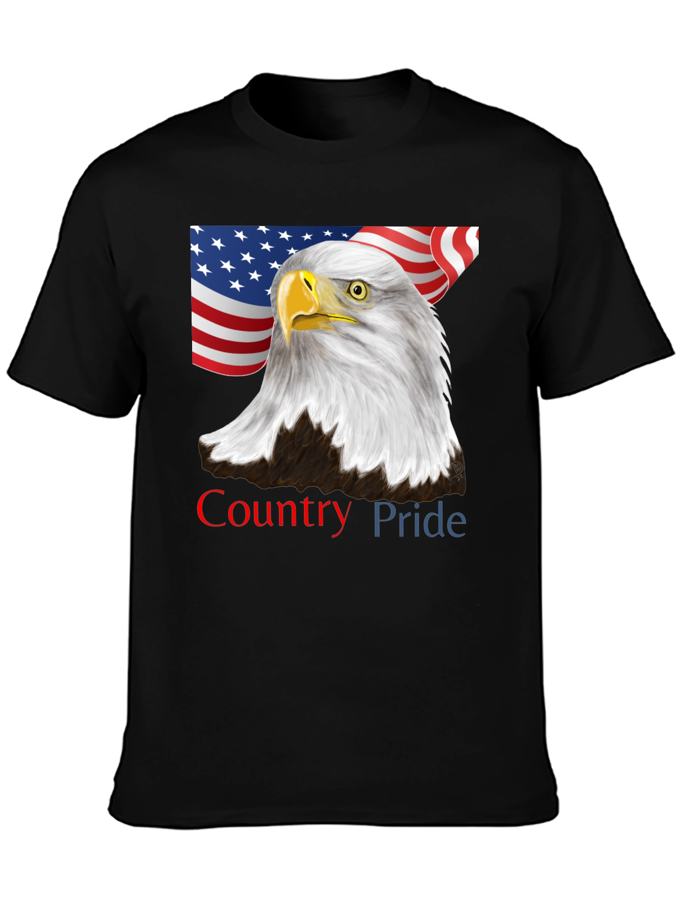 American Pride Eagle Graphic Tee - Patriotic USA
