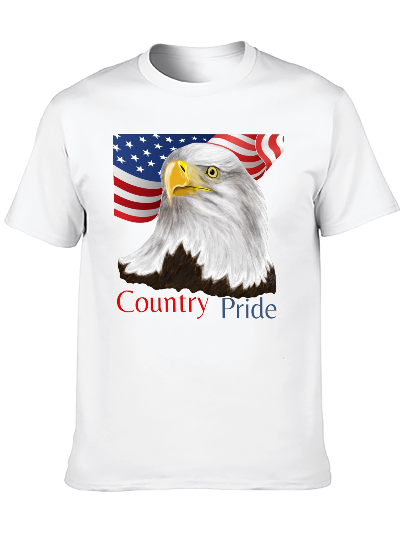 American Pride Eagle Graphic Tee - Patriotic USA