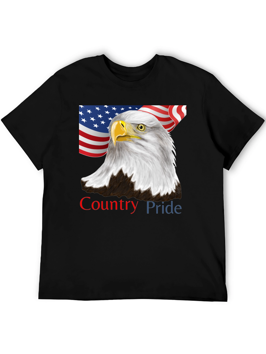 American Pride Eagle Graphic Tee - Patriotic USA
