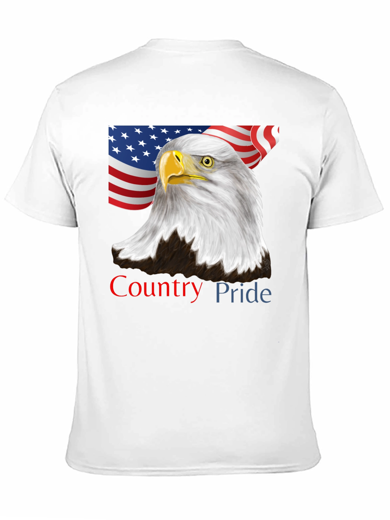 American Pride Eagle Graphic Tee - Patriotic USA