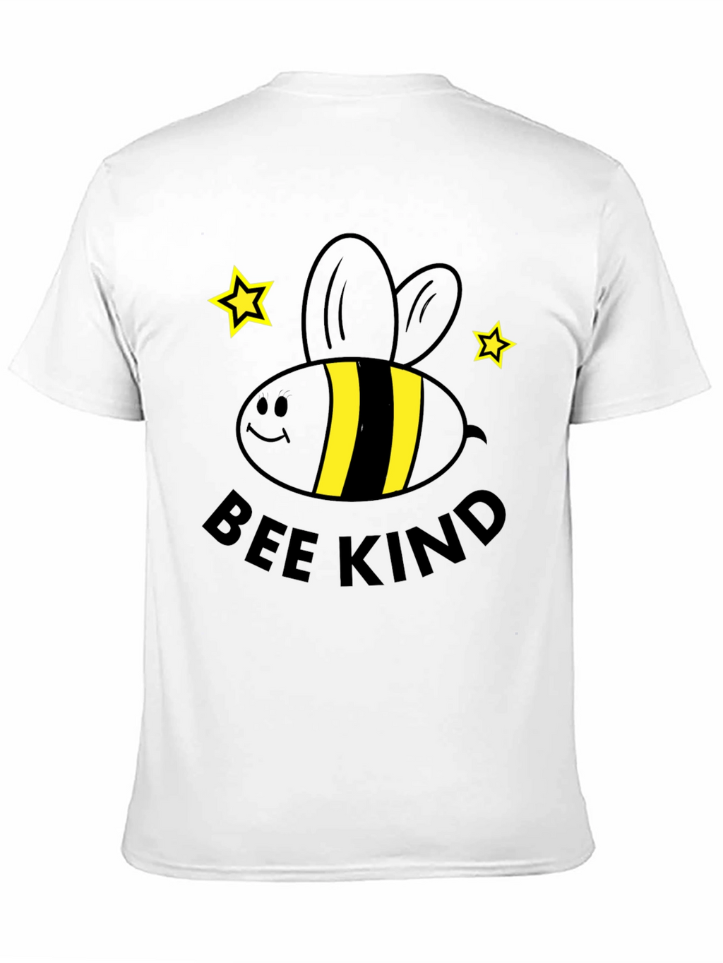 Bee Kind Graphic Tee - Black Cotton T-Shirt