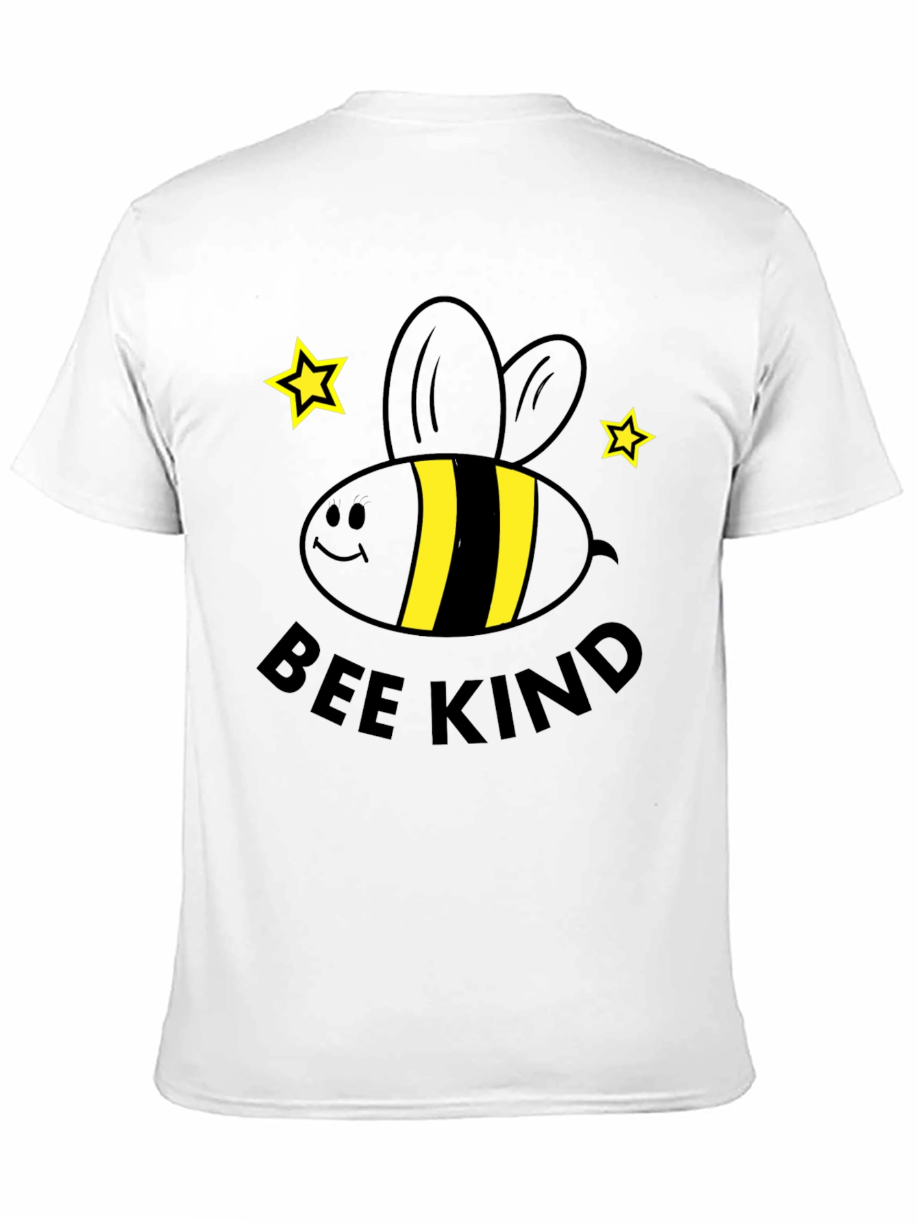 Bee Kind Graphic Tee - Black Cotton T-Shirt