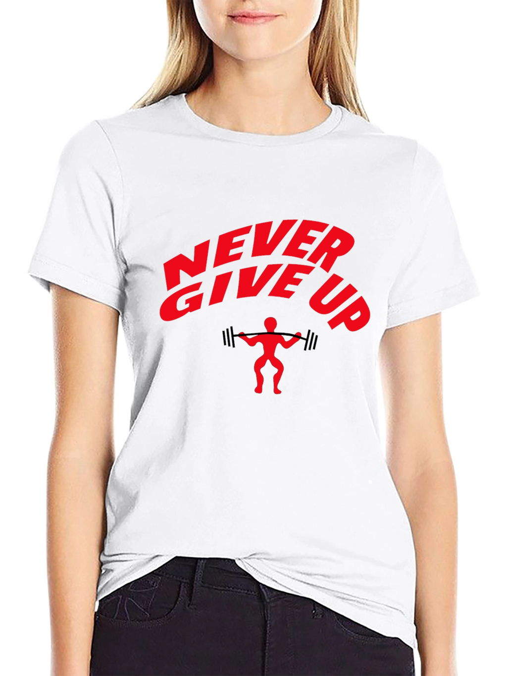 Never Give Up Graphic T-Shirt