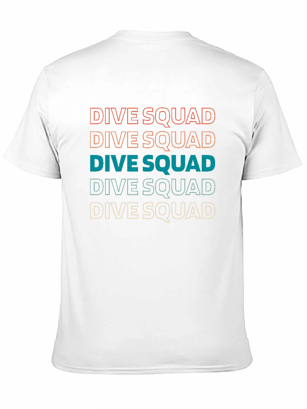 Dive Squad T-Shirt Retro Scuba Diving Tee
