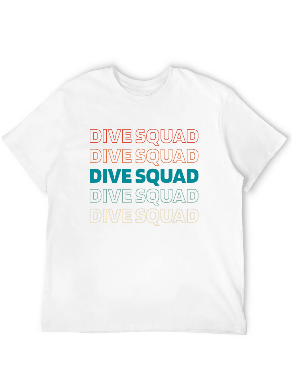 Dive Squad T-Shirt Retro Scuba Diving Tee
