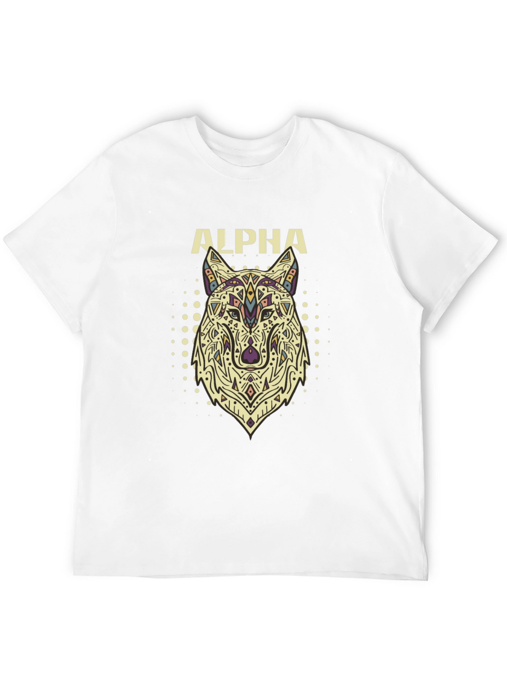 Alpha Wolf Graphic Black T-Shirt