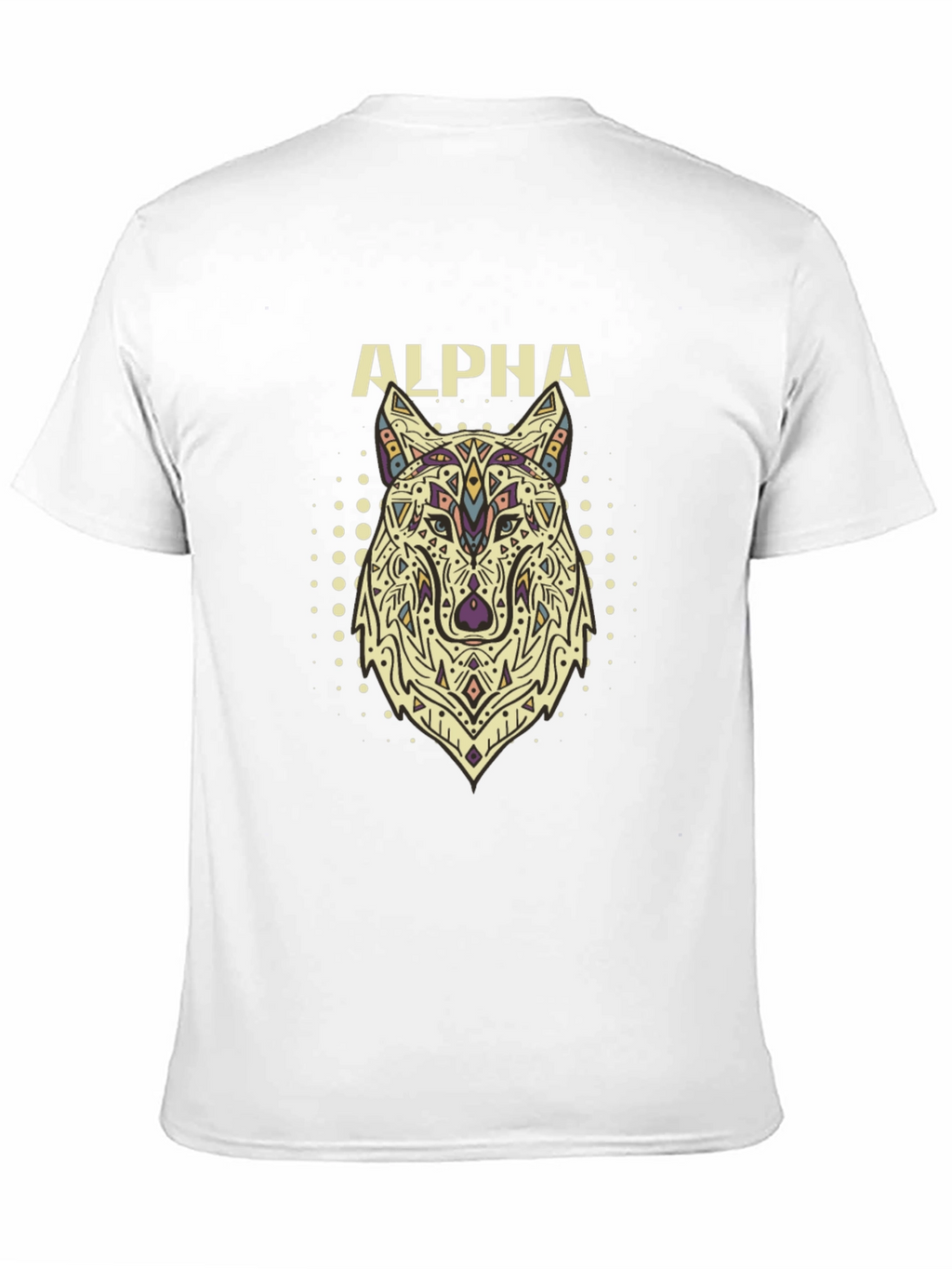 Alpha Wolf Graphic Black T-Shirt