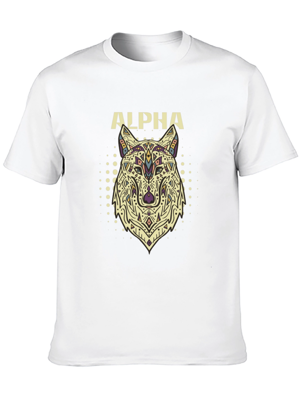 Alpha Wolf Graphic Black T-Shirt