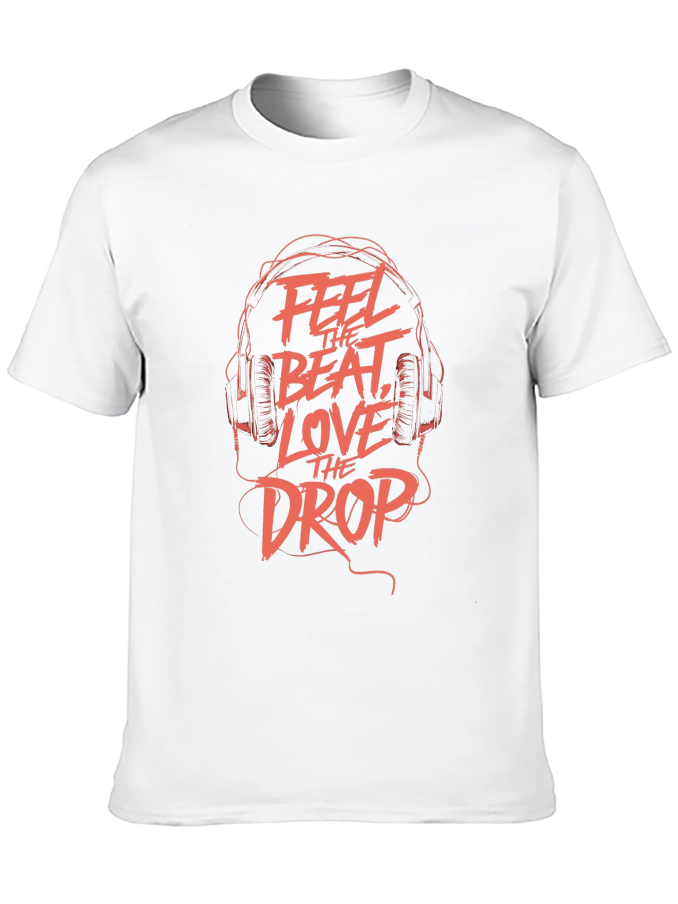 Feel The Beat T-Shirt - Black Graphic Tee