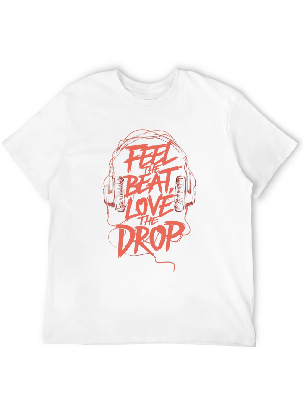 Feel The Beat T-Shirt - Black Graphic Tee