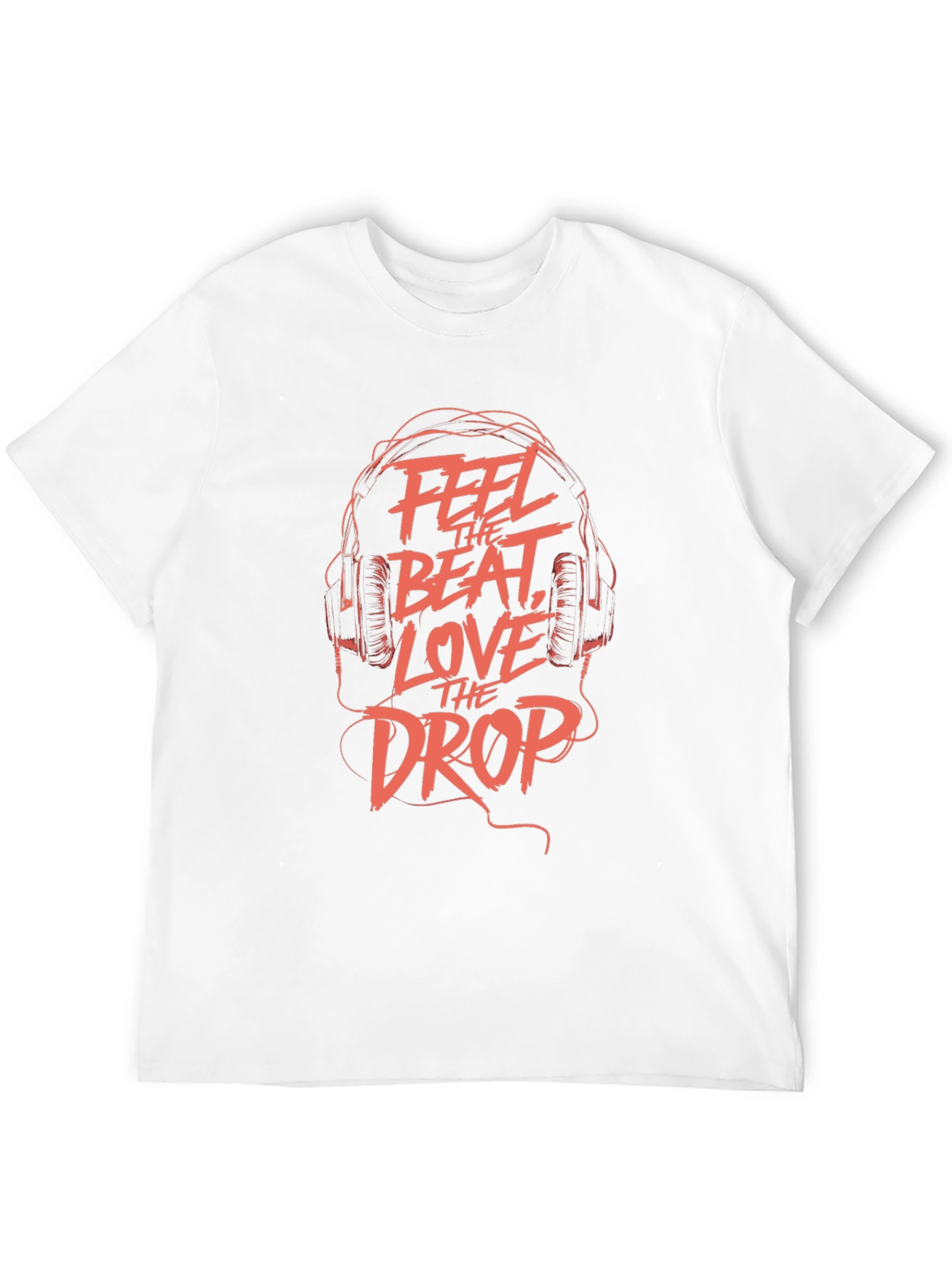Feel The Beat T-Shirt - Black Graphic Tee