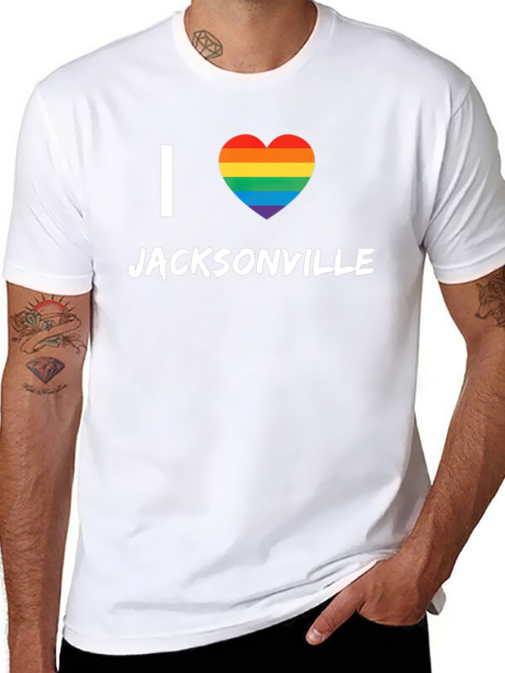I Heart Jacksonville LGBTQ Pride T-Shirt