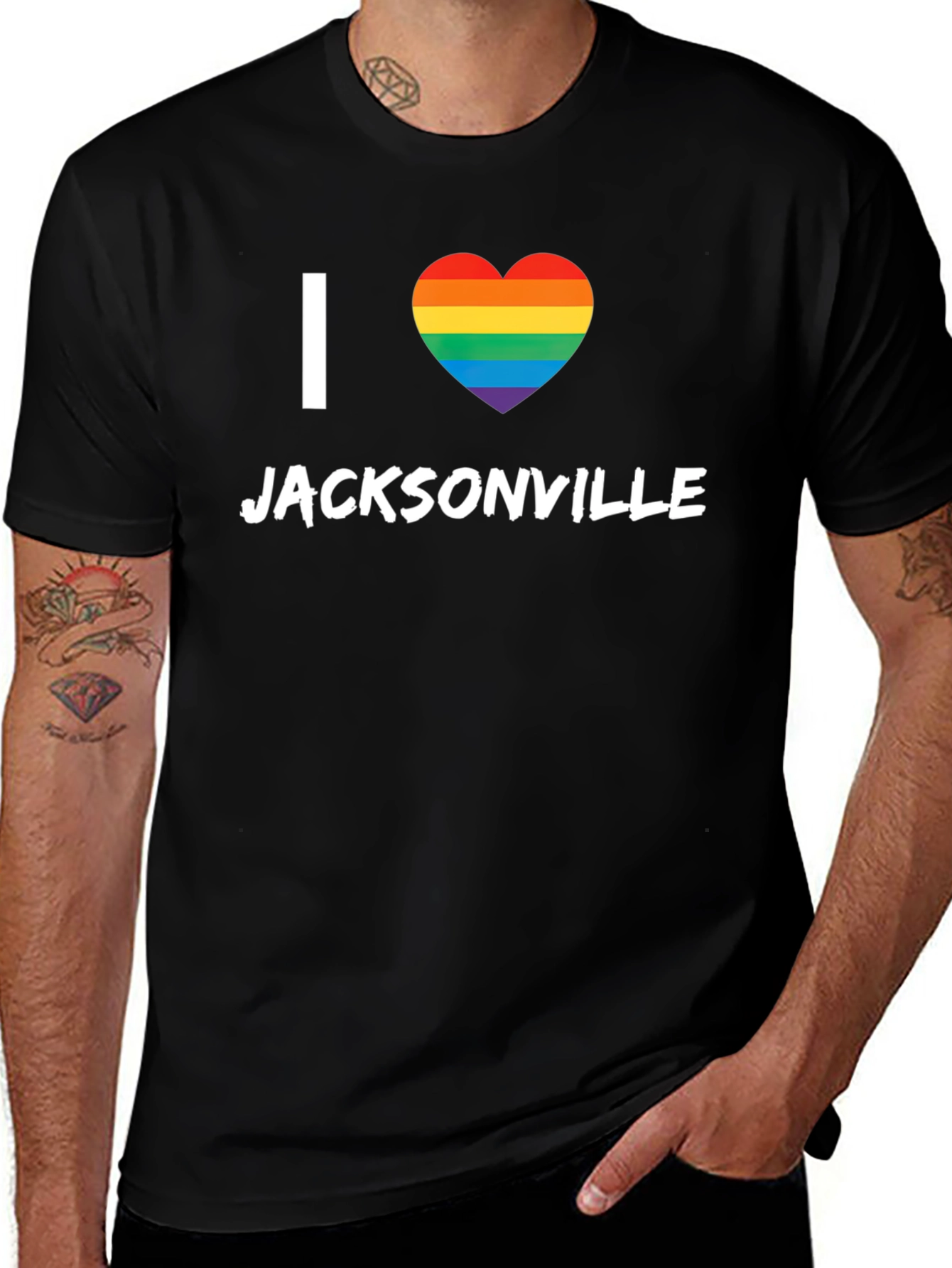 I Heart Jacksonville LGBTQ Pride T-Shirt