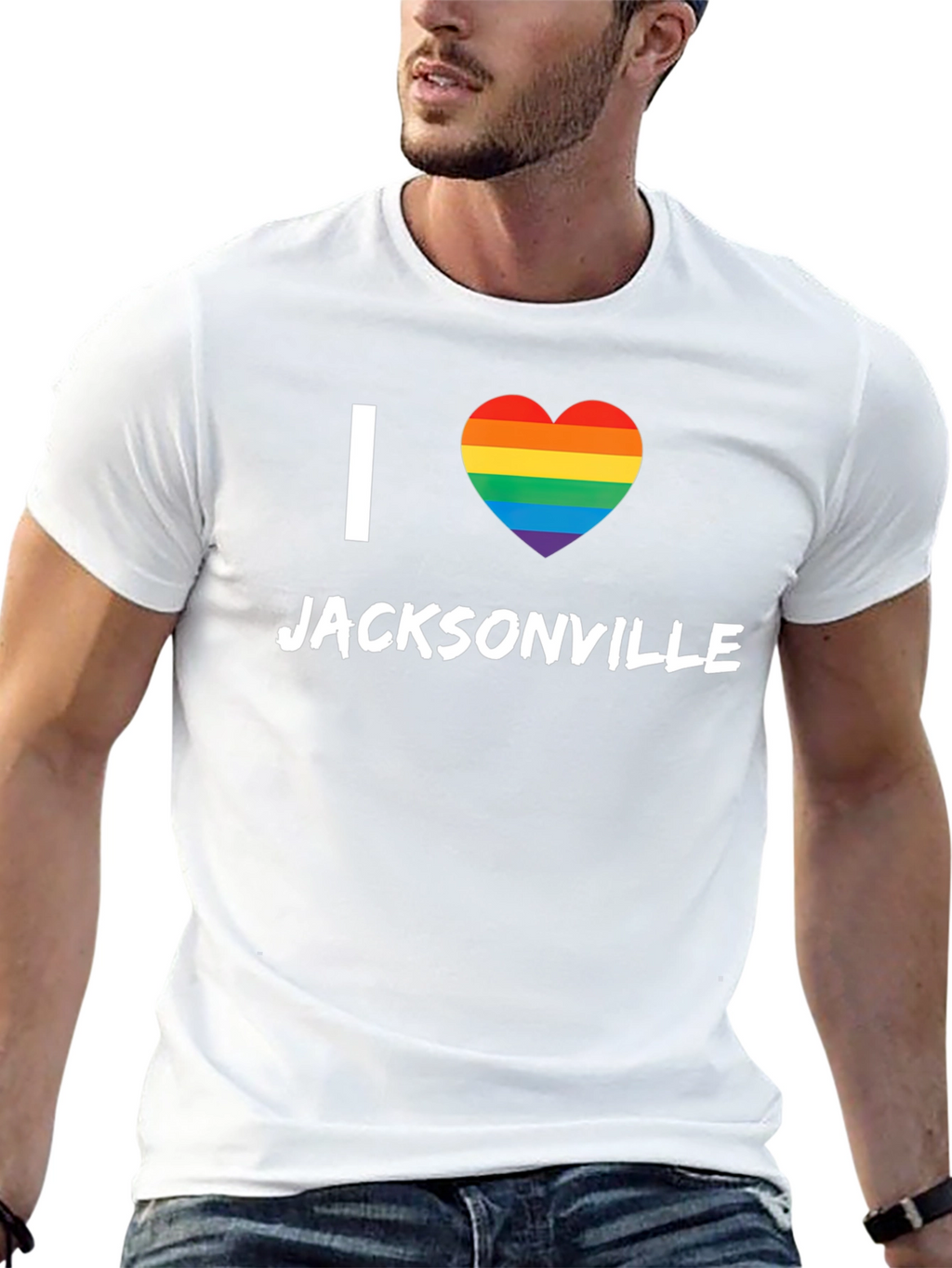 I Heart Jacksonville LGBTQ Pride T-Shirt