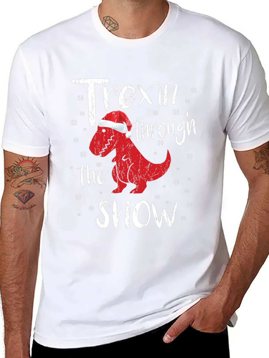 Trexin Through the Snow T-Shirt