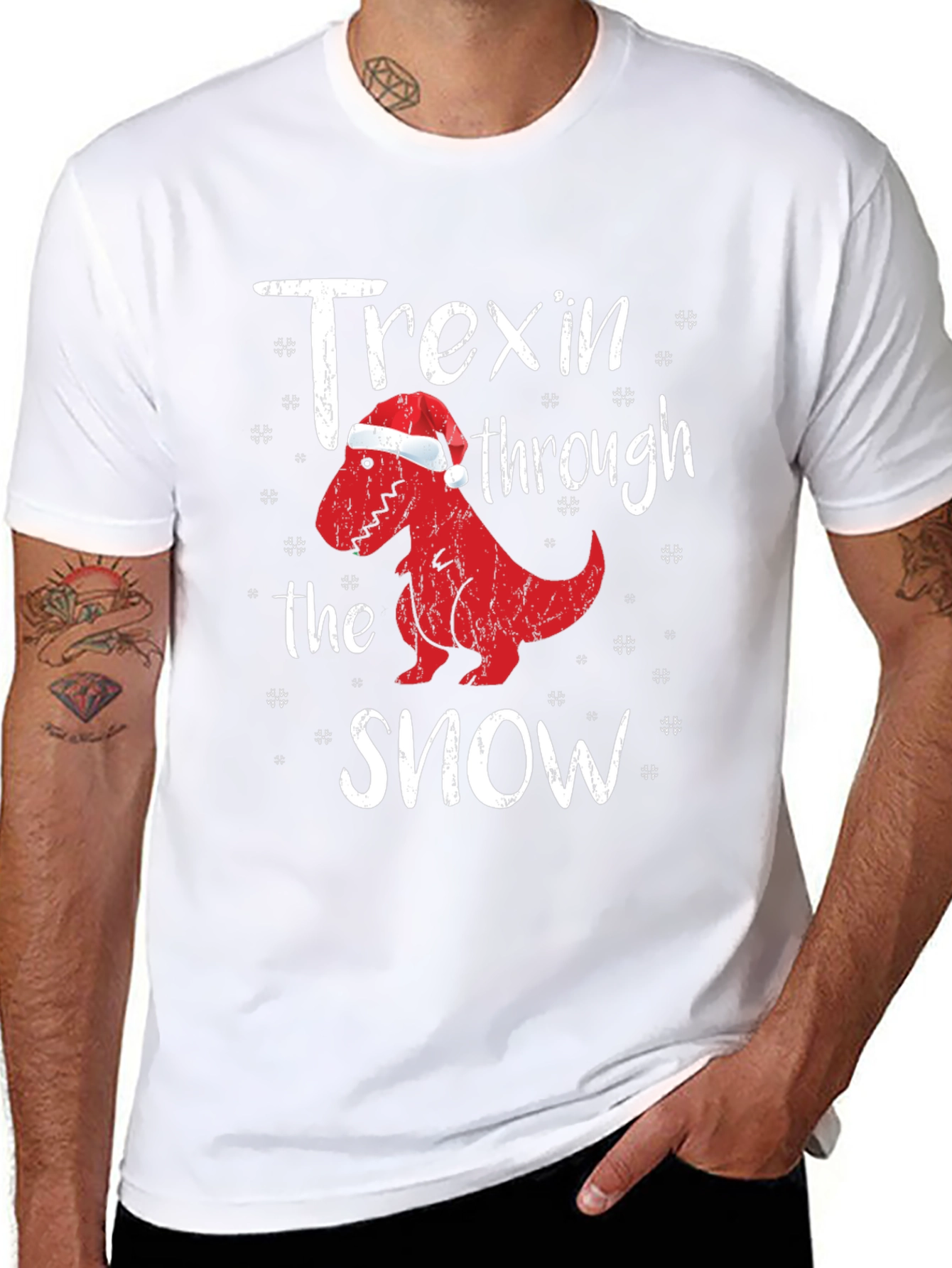 Trexin Through the Snow T-Shirt
