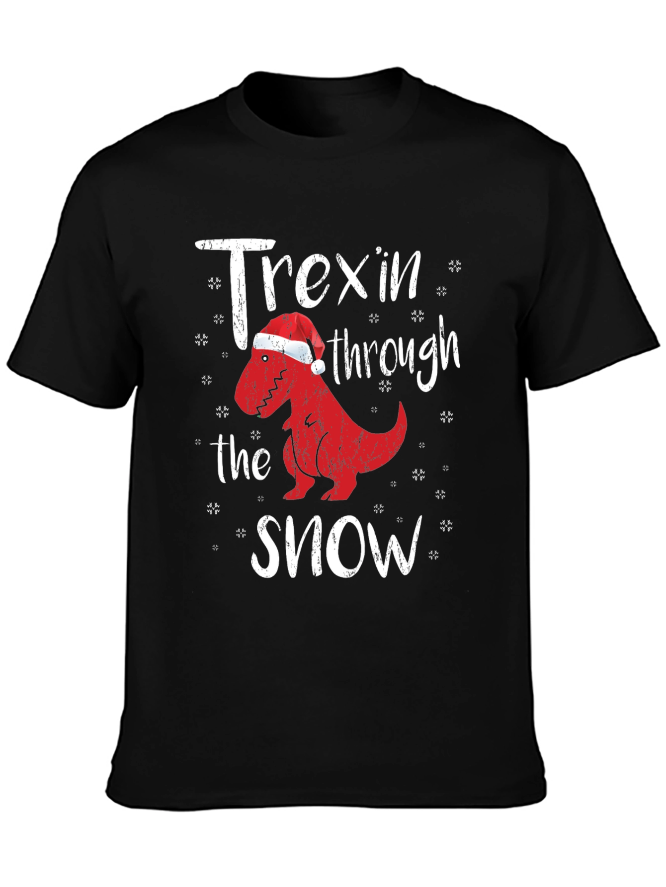 Trexin Through the Snow T-Shirt