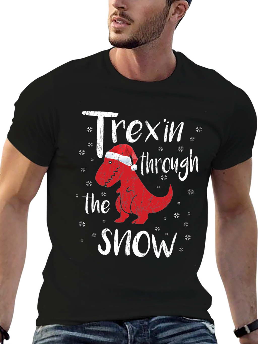 Trexin Through the Snow T-Shirt