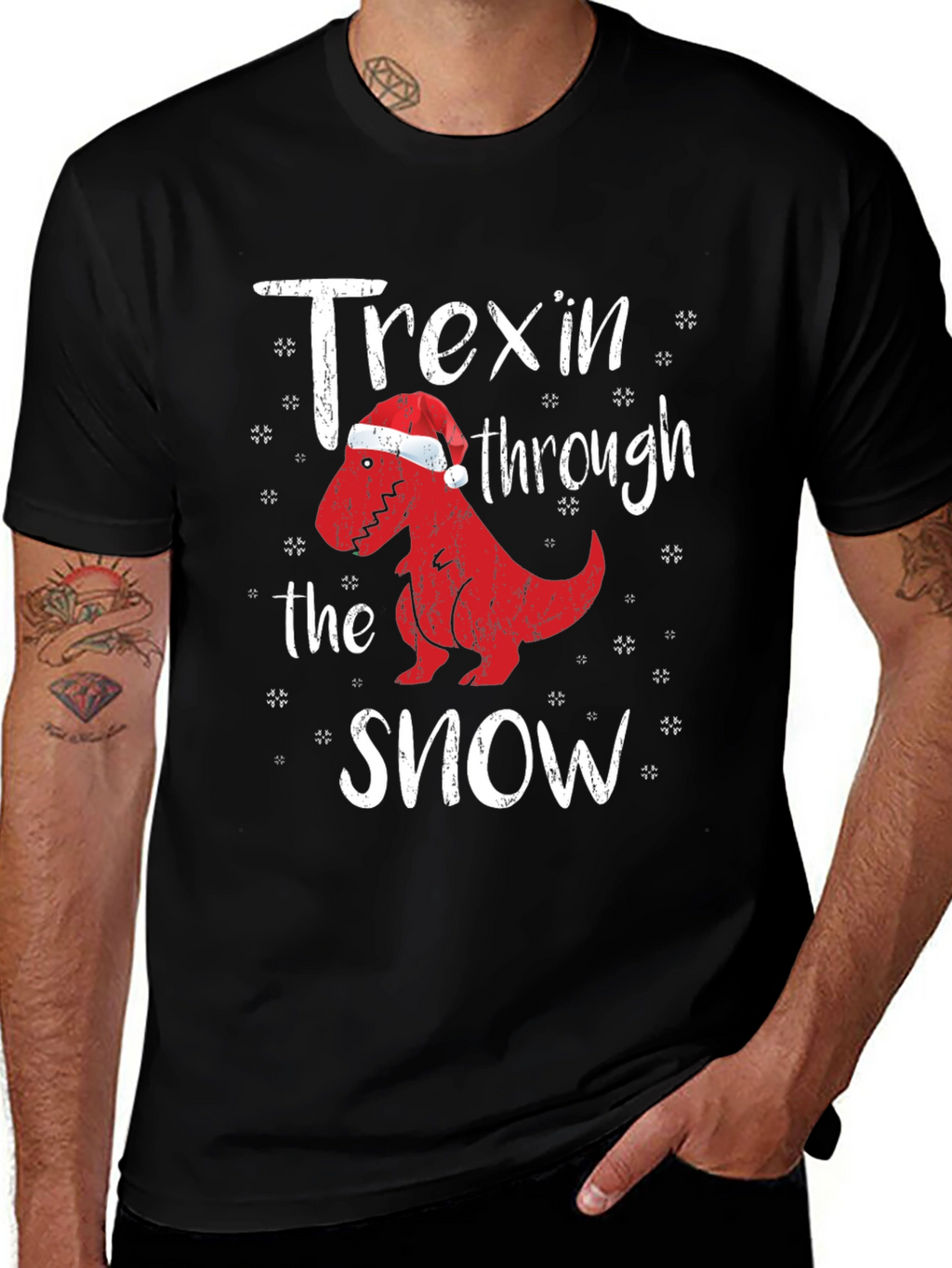 Trexin Through the Snow T-Shirt
