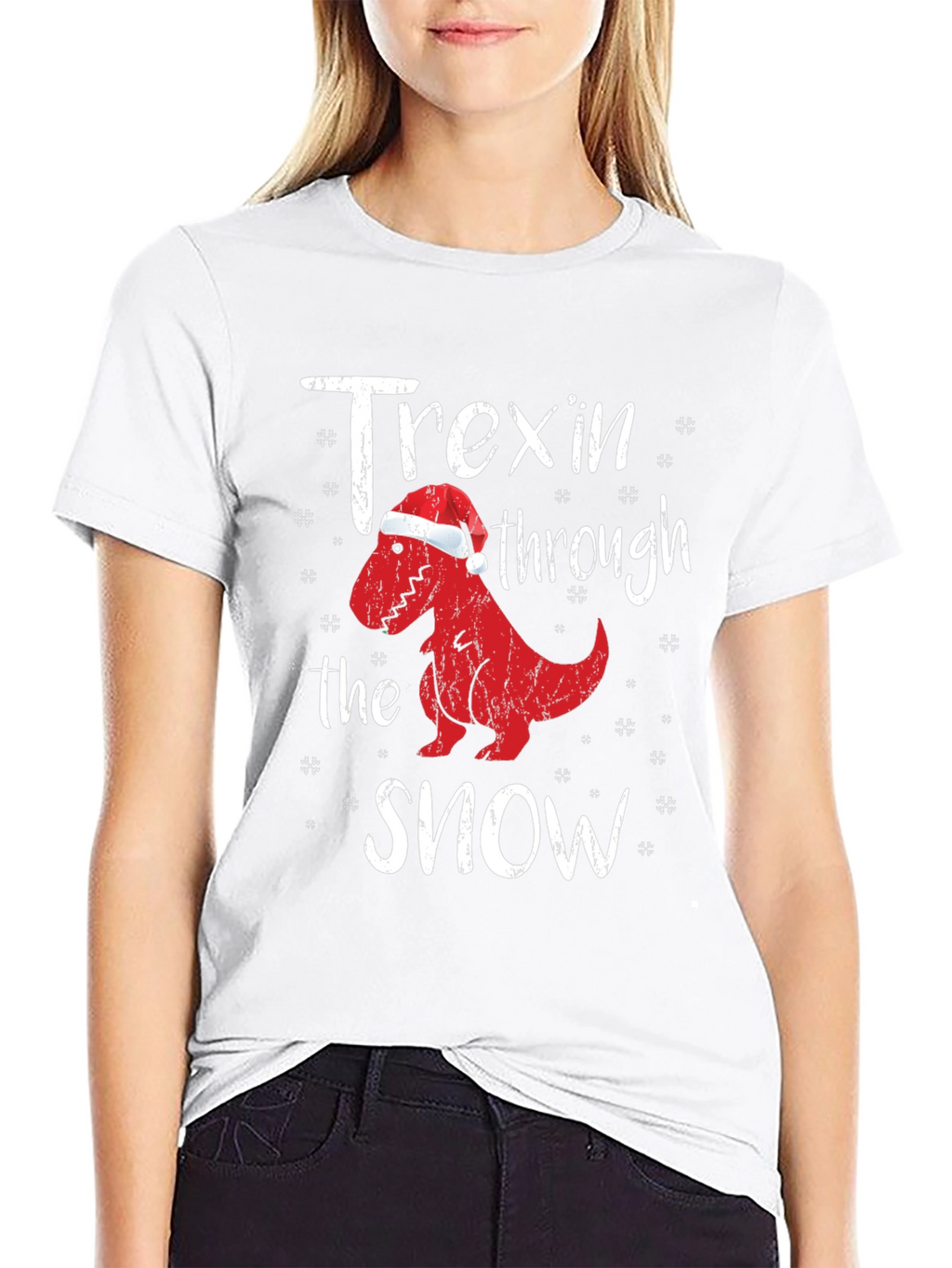 Trexin Through the Snow T-Shirt