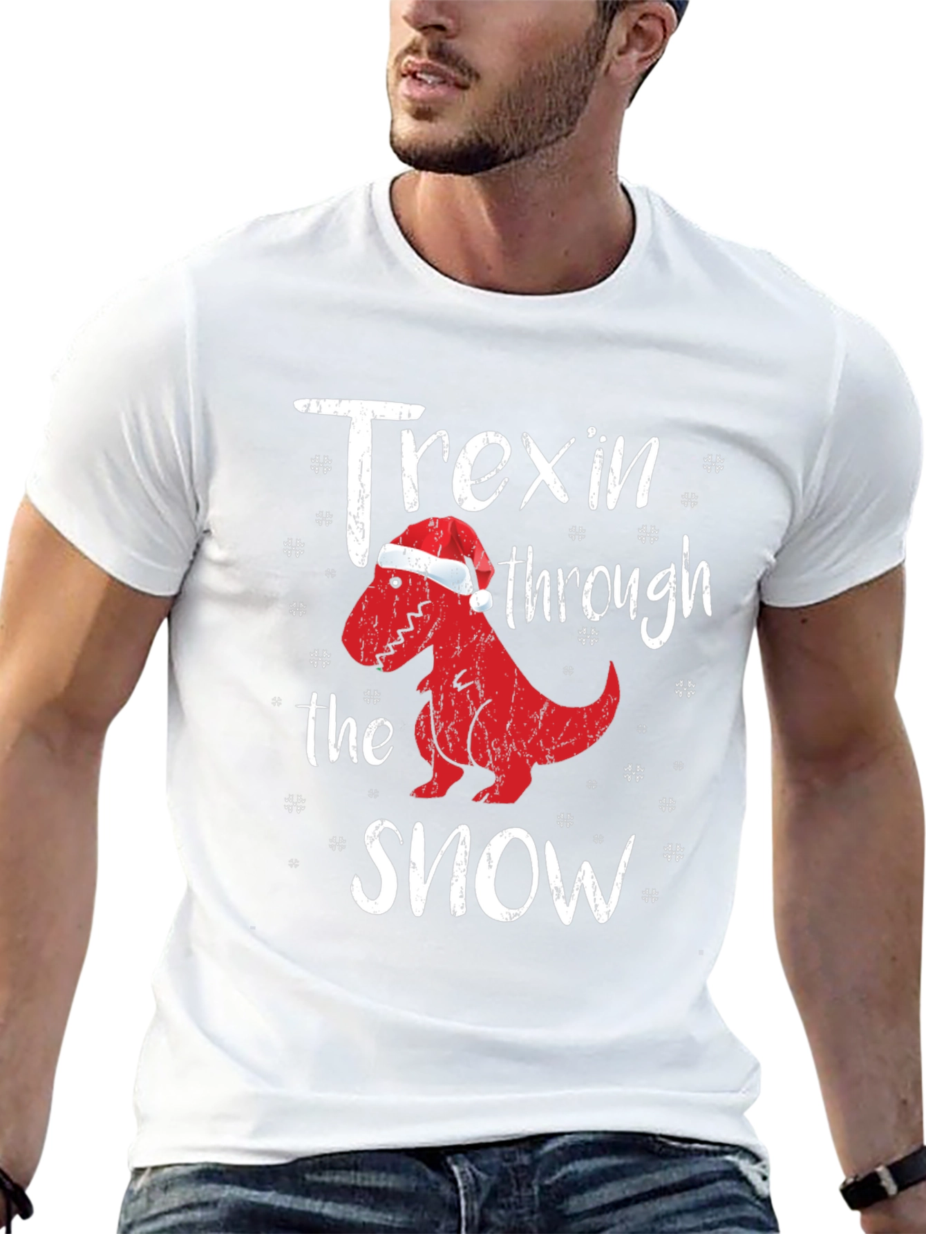 Trexin Through the Snow T-Shirt