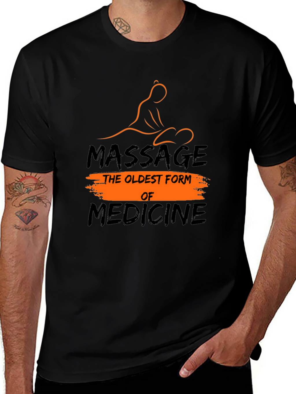 Massage Therapy T-Shirt: The Oldest Form of Medicine
