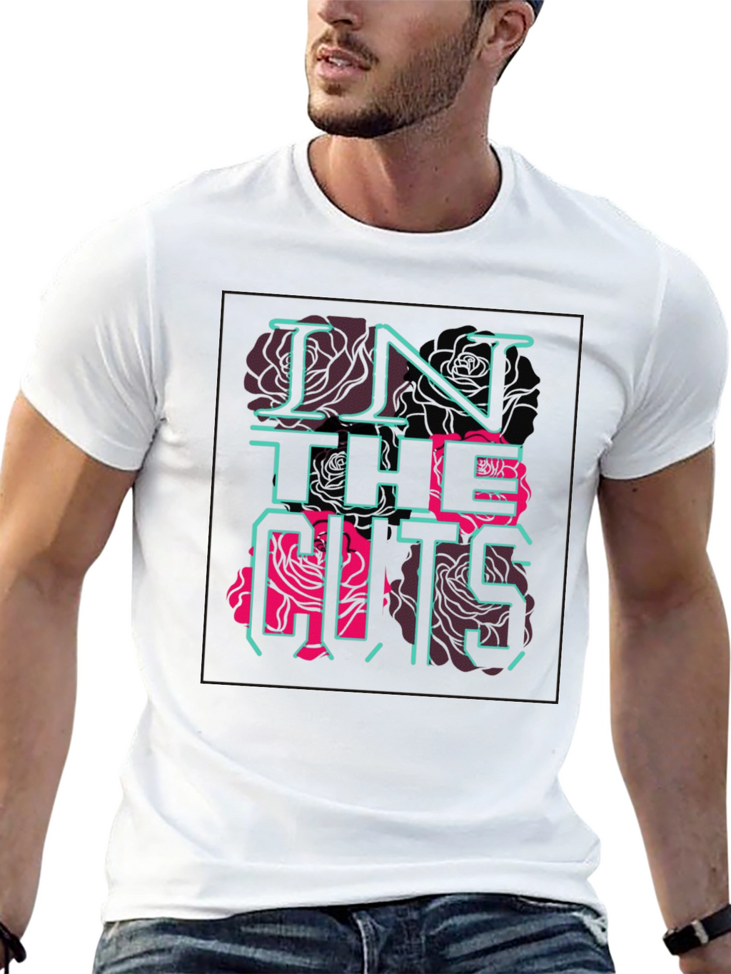 In The Cuts Graphic Tee - Black