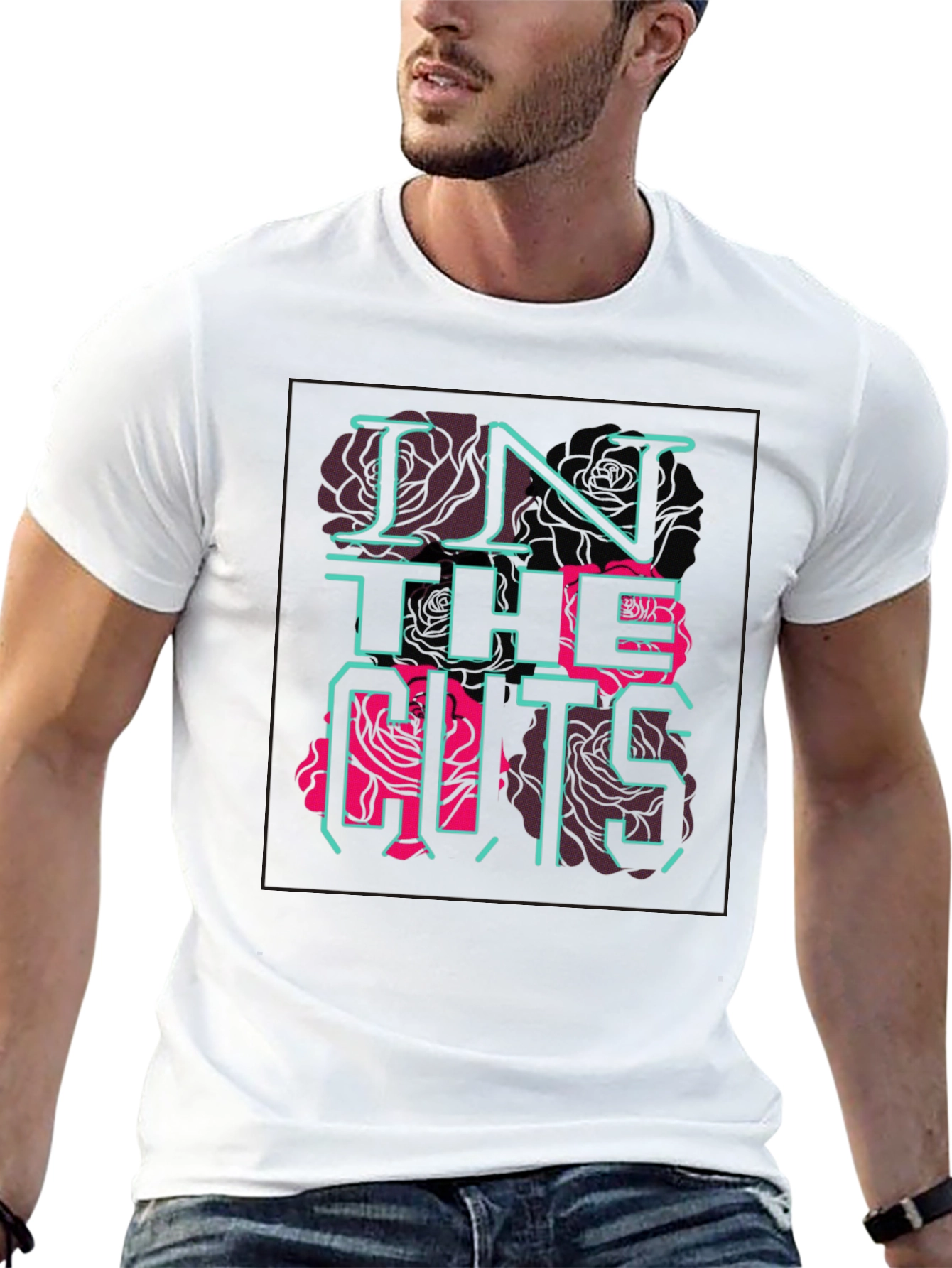 In The Cuts Graphic Tee - Black