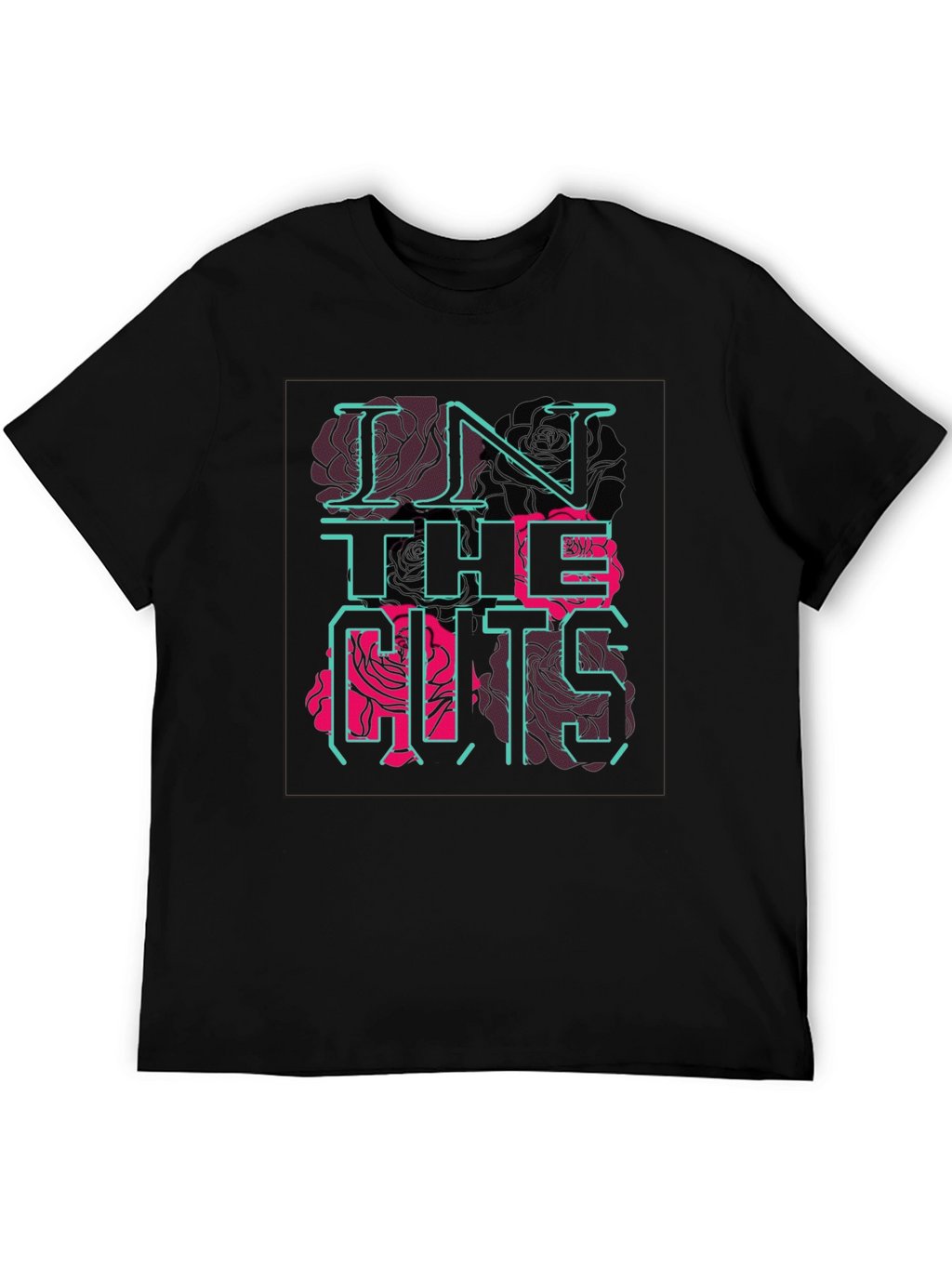 In The Cuts Graphic Tee - Black