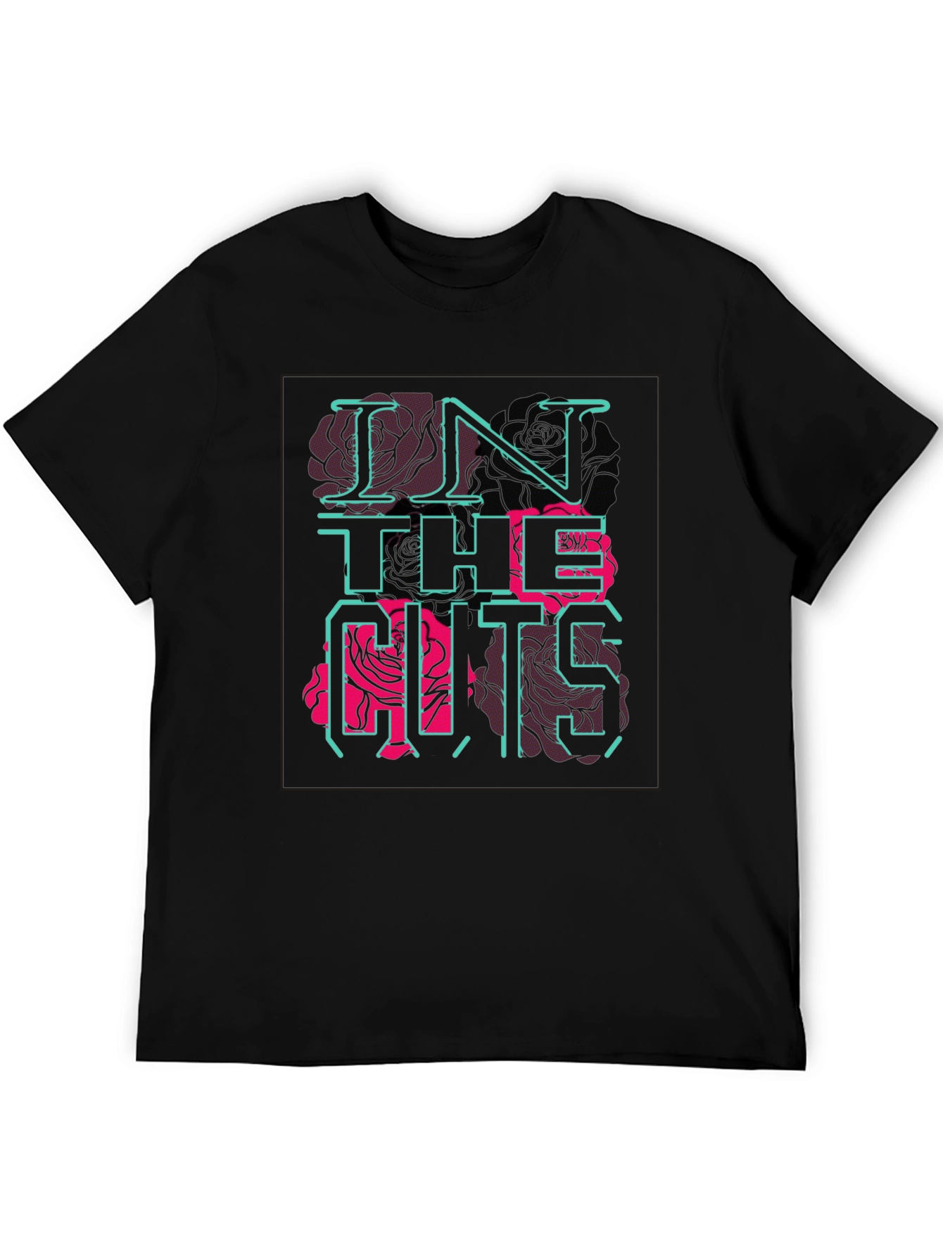 In The Cuts Graphic Tee - Black