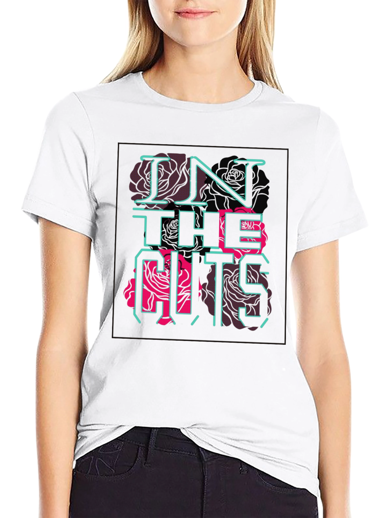 In The Cuts Graphic Tee - Black